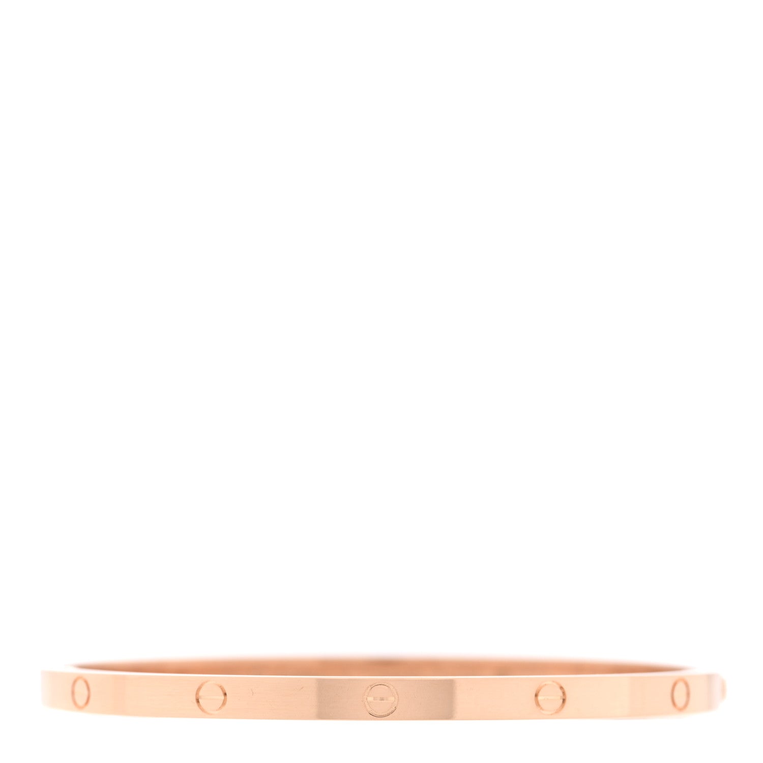 18K Pink Gold Small LOVE Bracelet 17