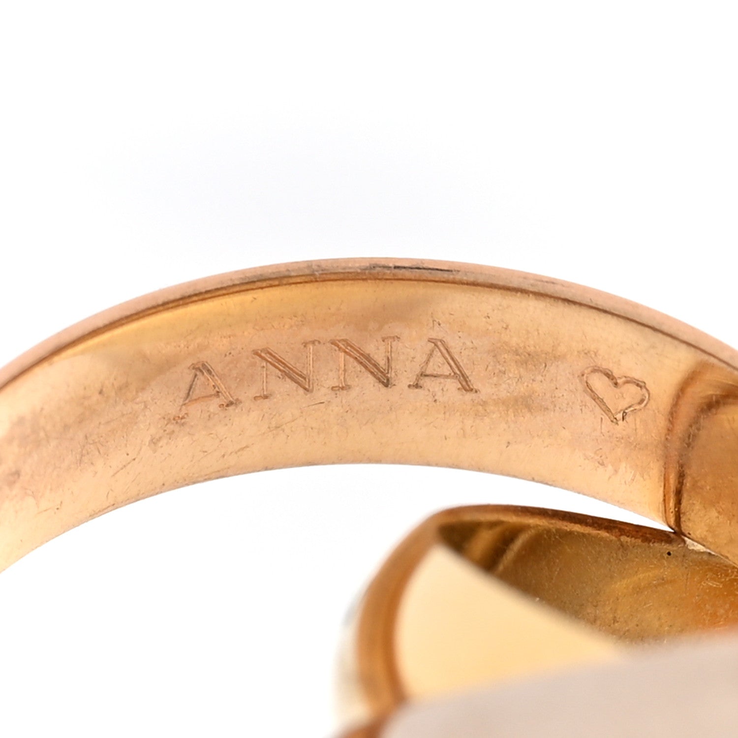 18K Pink Yellow White Gold Extra Large Trinity Ring 51 5.75 — view 5