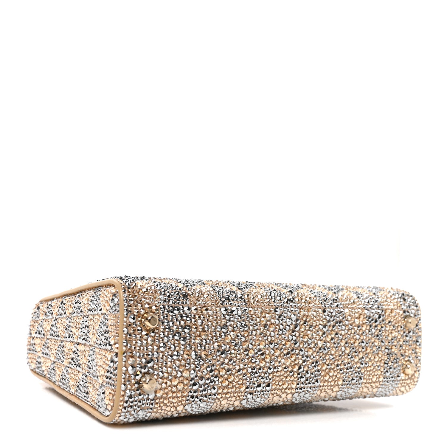 Calla Crystal Serpenti Duo Top Handle Bag Gold Silver — view 4