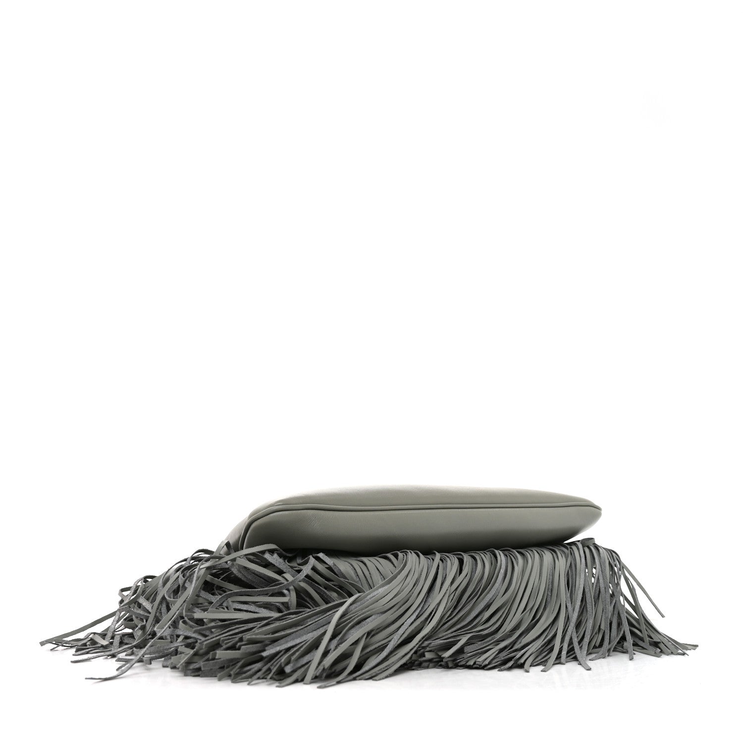 Vitello Fringe Medium Soft Peekaboo Matcha Latte — view 4