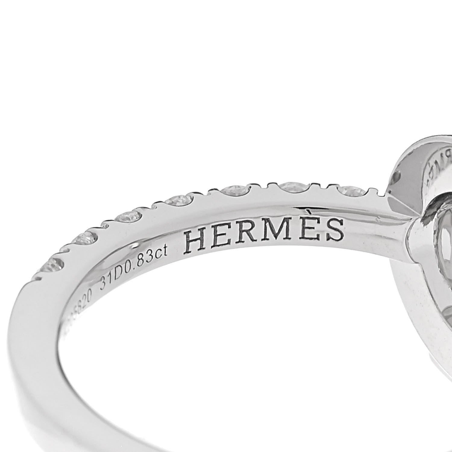18K White Gold Diamond Finesse Ring 53 6.25 — view 4