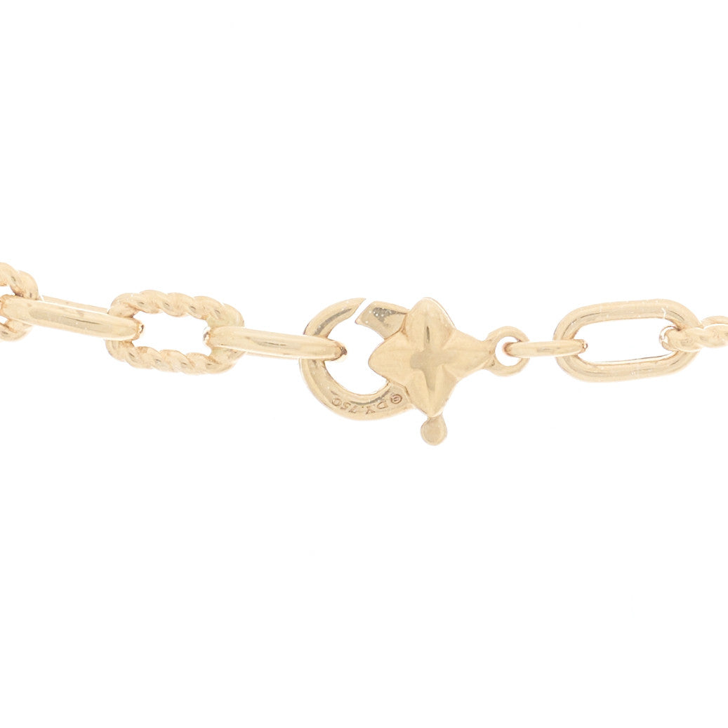 18K Yellow Gold 3mm Madison Chain Necklace — view 5