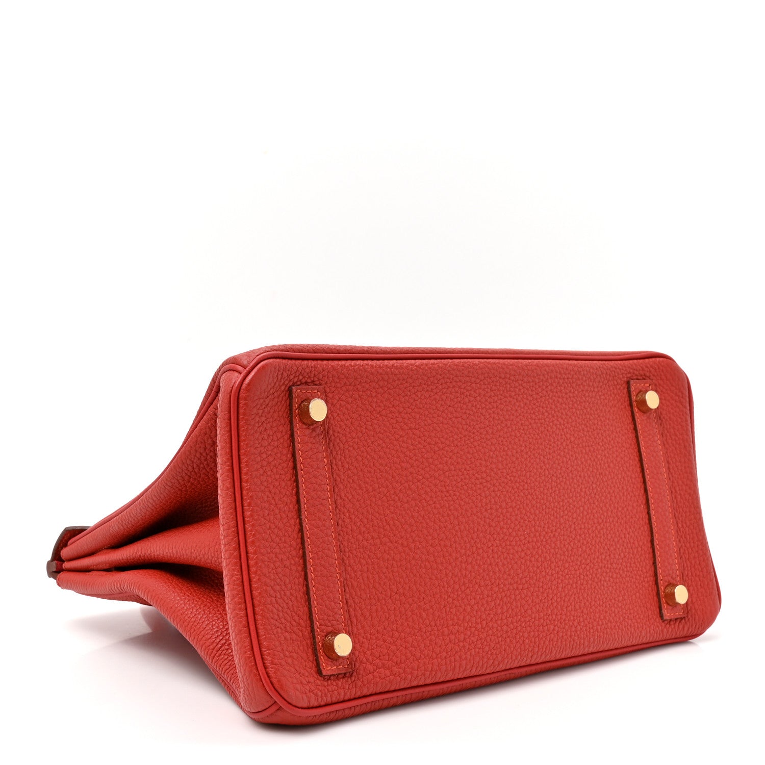 Togo Horseshoe Birkin 30 Rouge Pivoine Rose Lipstick — view 3