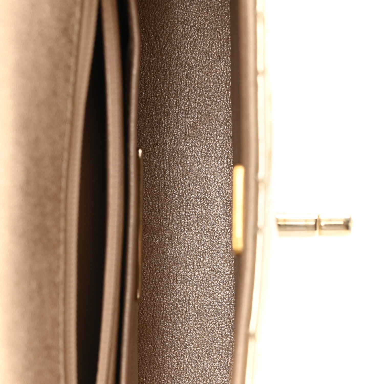 Mirror Calfskin Metallic Calfskin Quilted Hollywood Boulevard Mini Flap With Star Coin Purse Gold — view 5