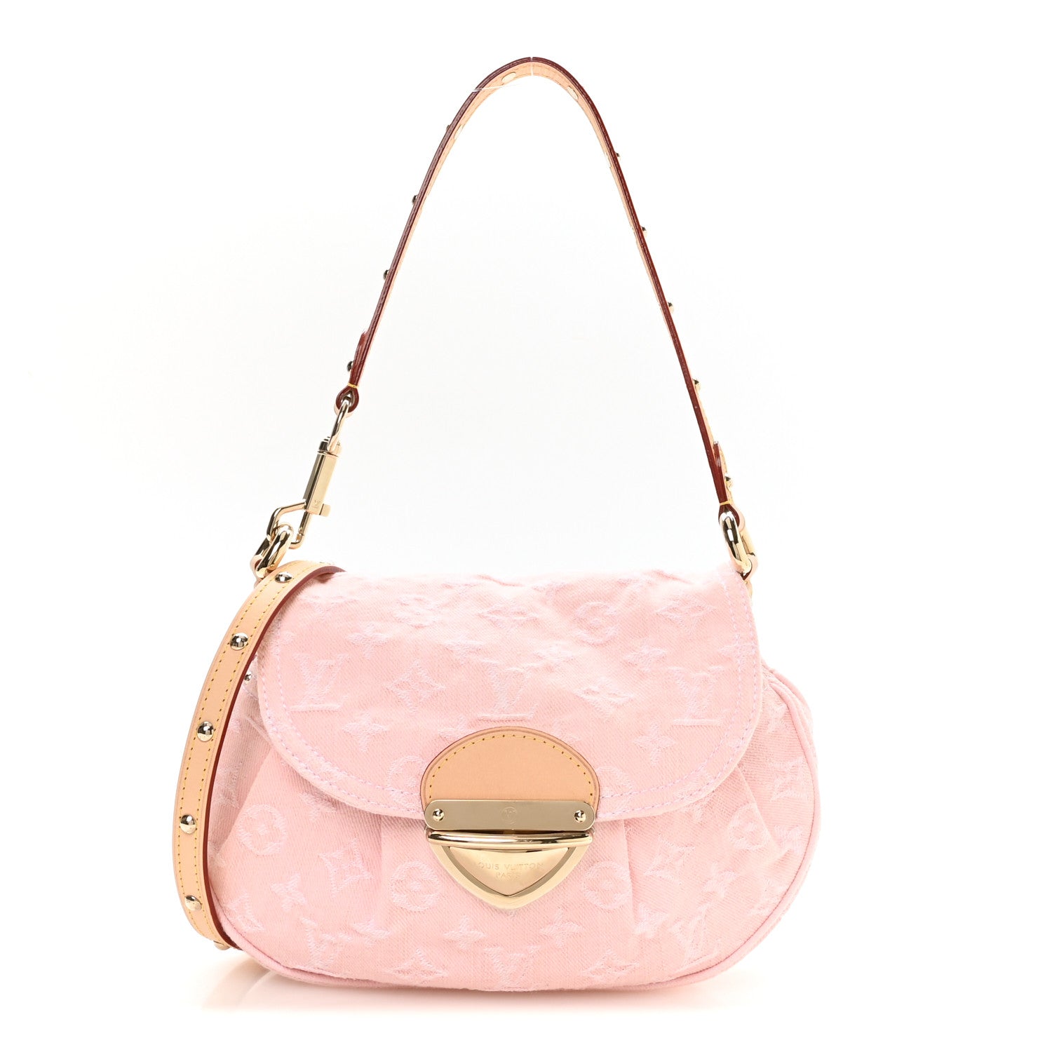 Monogram Denim Sunset Washed Pink