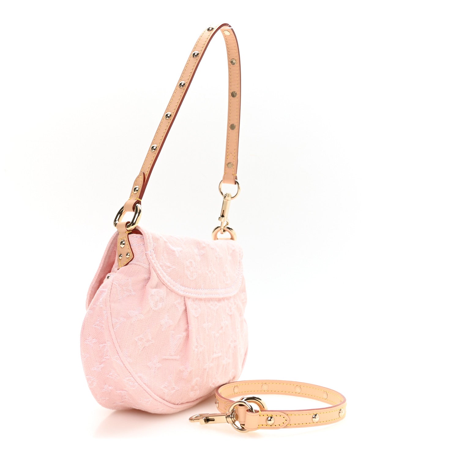 Monogram Denim Sunset Washed Pink — view 2