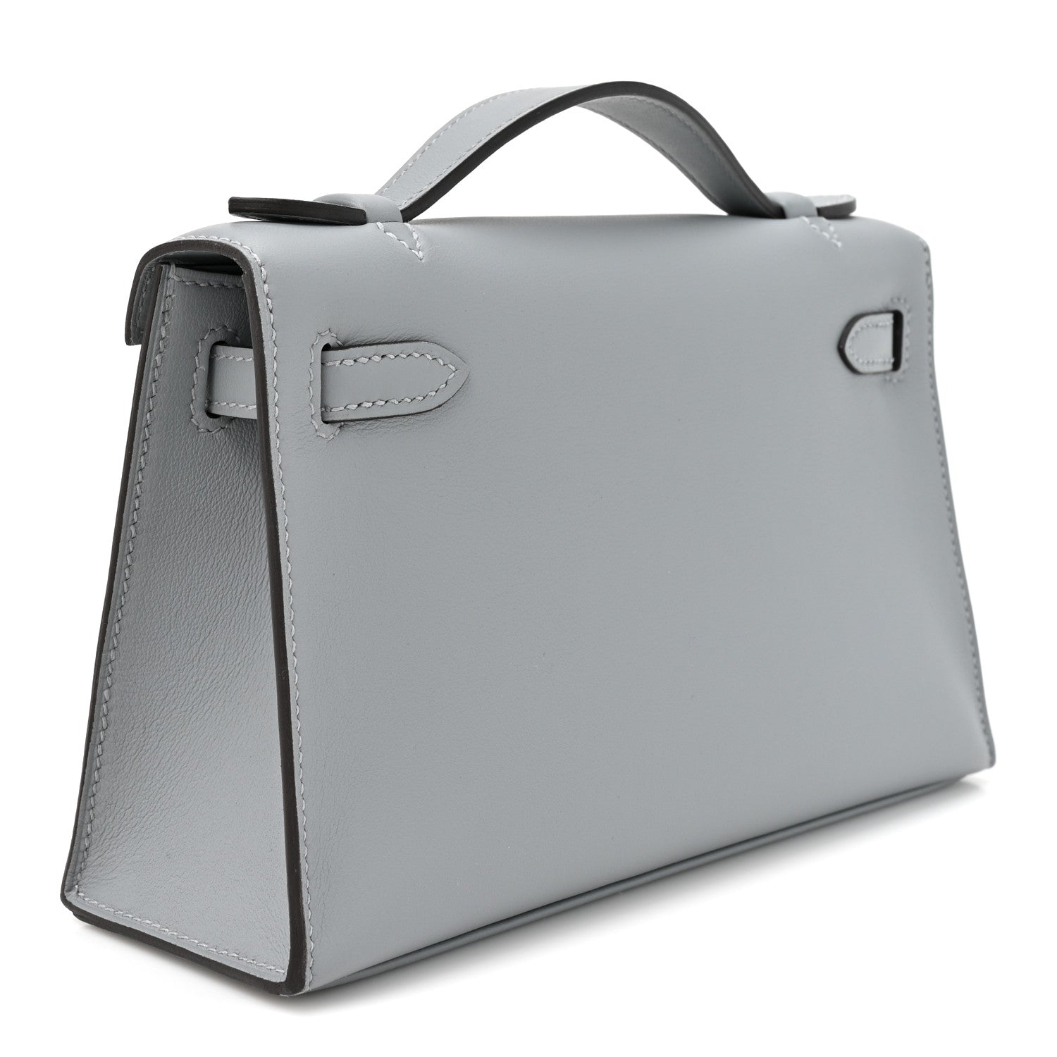 Swift Kelly Pochette Clutch Gris Pantin — view 3