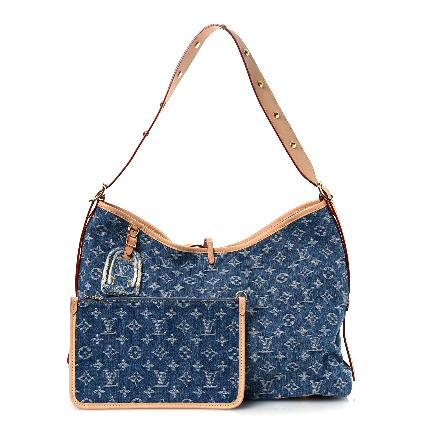 Monogram Denim CarryAll MM Blue — view 2