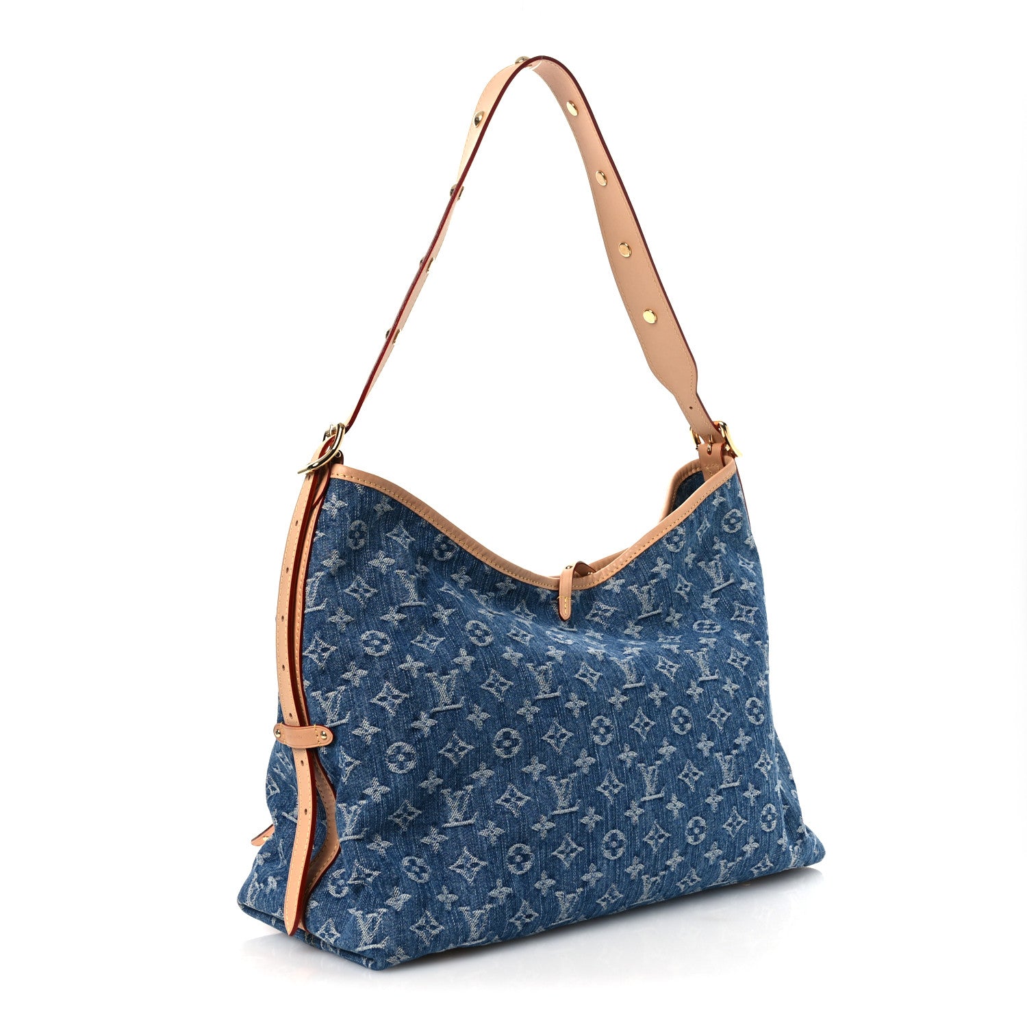 Monogram Denim CarryAll MM Blue — view 3