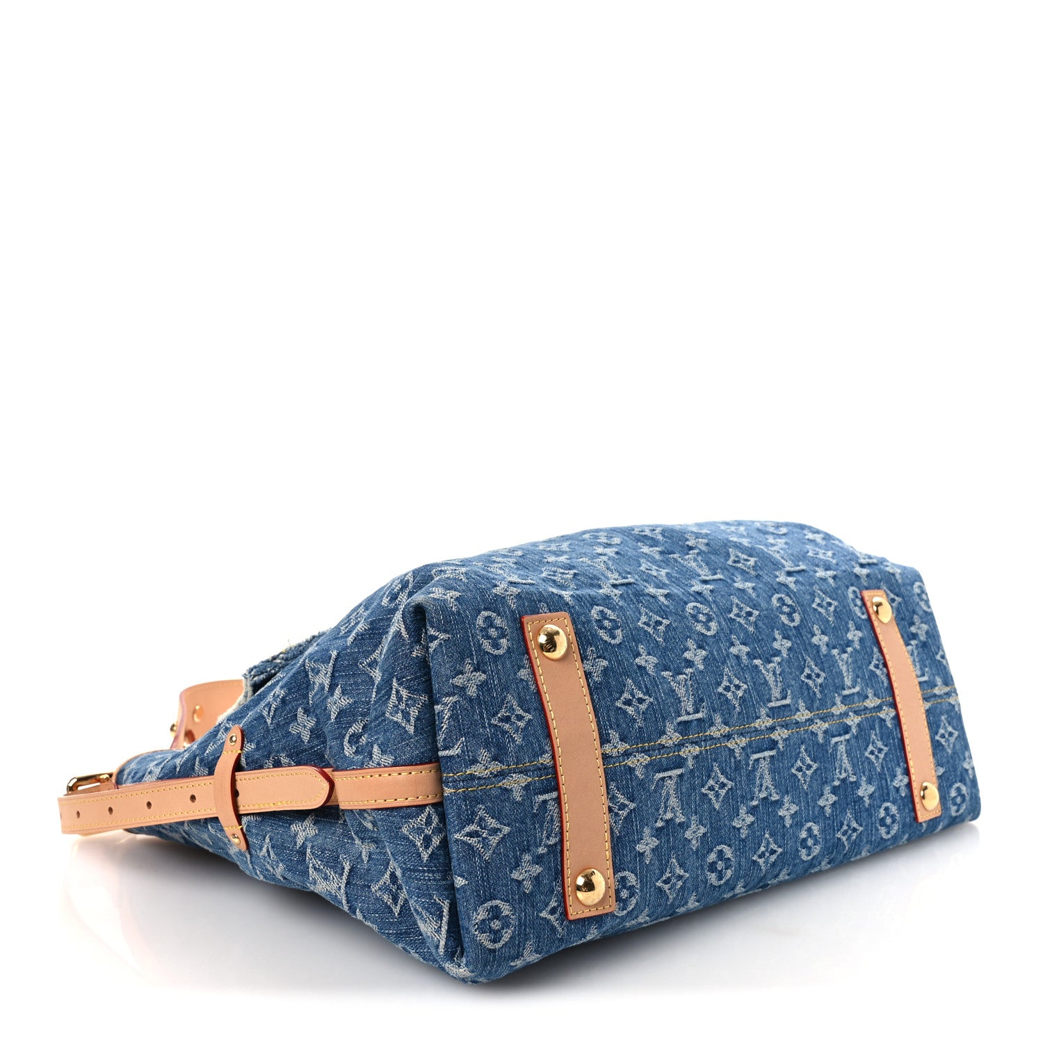 Monogram Denim CarryAll MM Blue — view 4