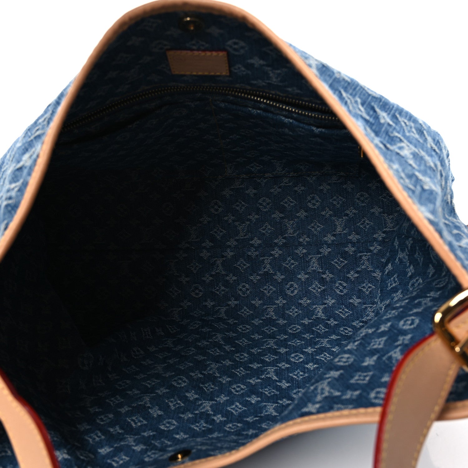 Monogram Denim CarryAll MM Blue — view 5