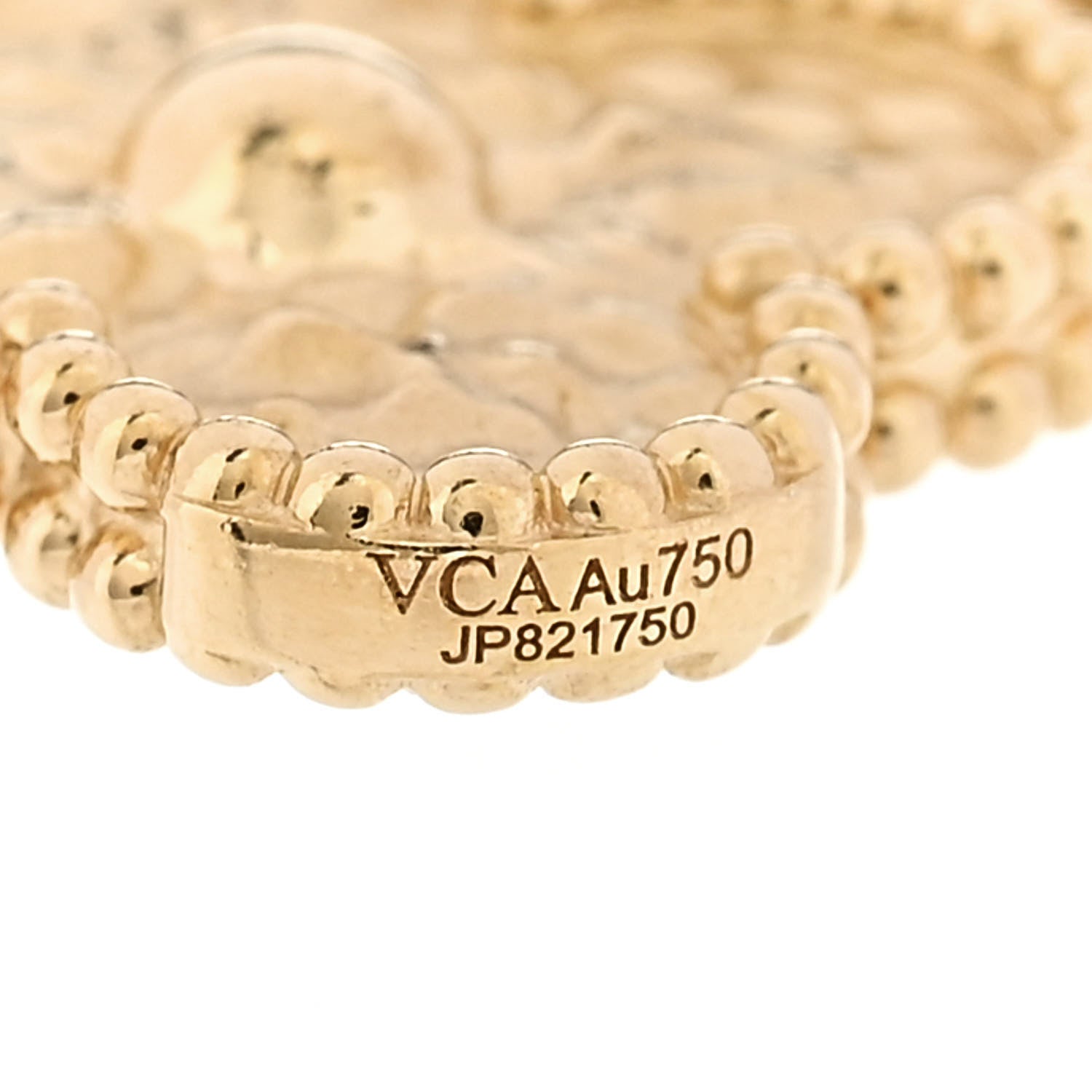 18K Yellow Gold 5 Motifs Vintage Alhambra Bracelet — view 4