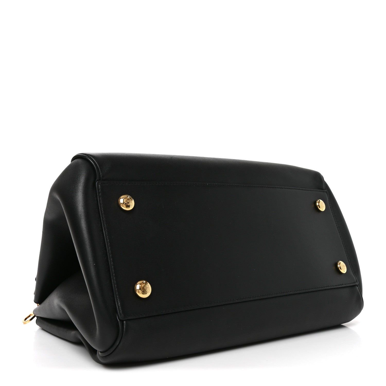 Supple Calfskin Medium Madrid Bag Black — view 4