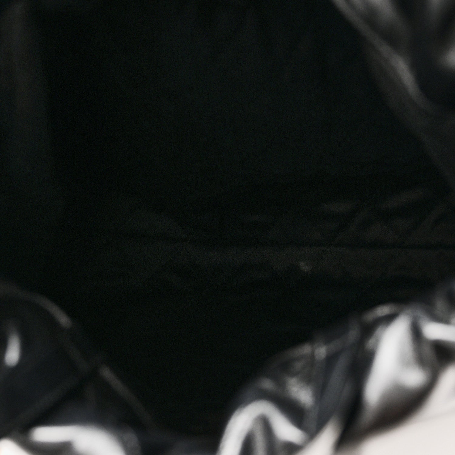 Shiny Calfskin Quilted Chanel 22 Backpack Black — view 5