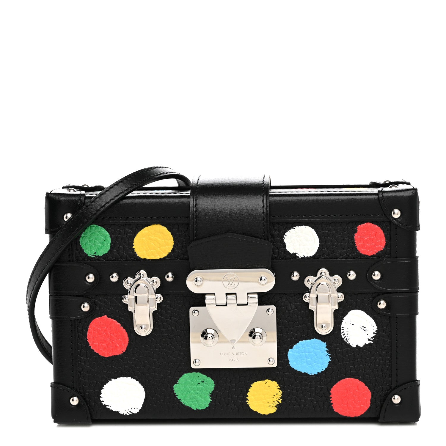 LV X YK Taurillon Petite Malle Black