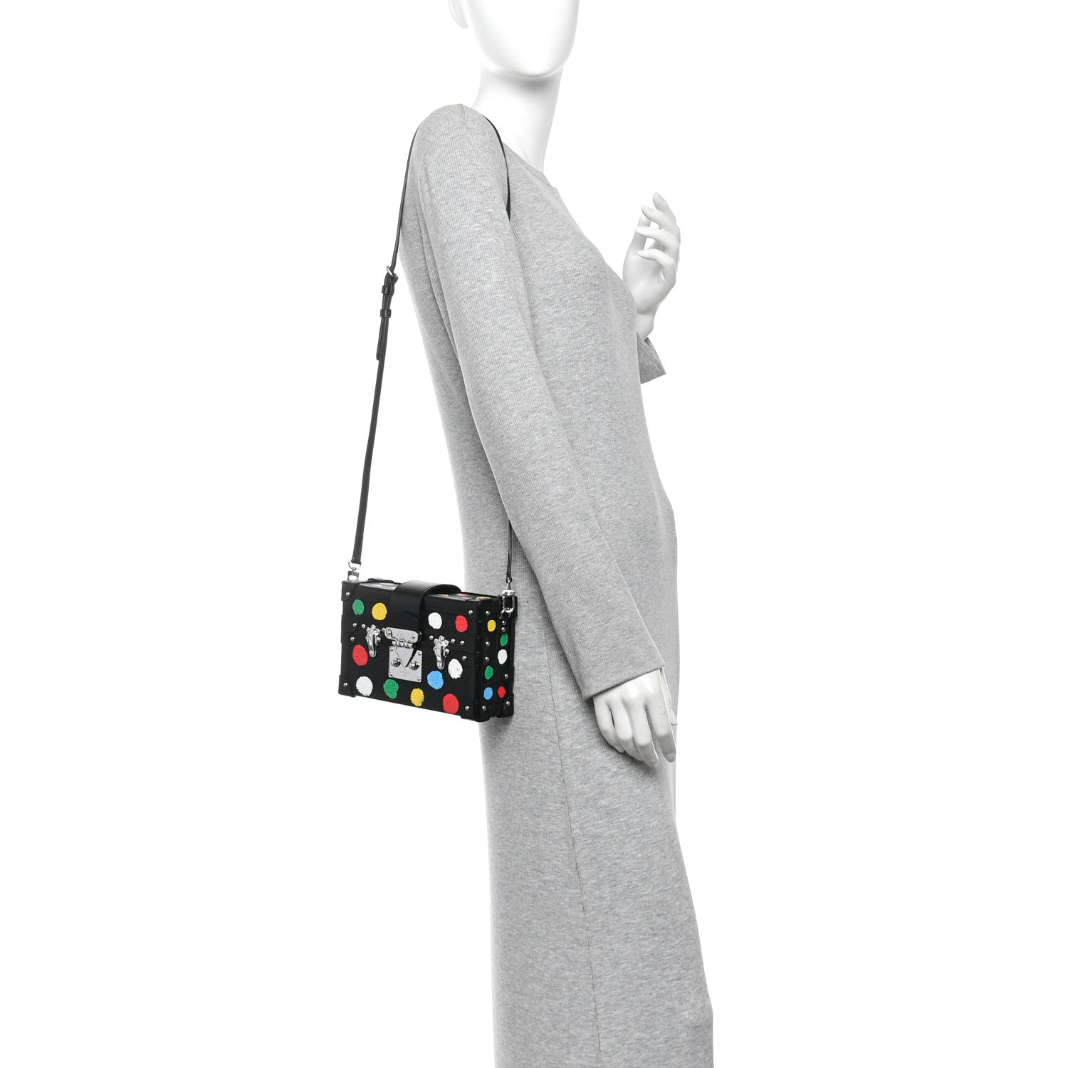 LV X YK Taurillon Petite Malle Black — view 2