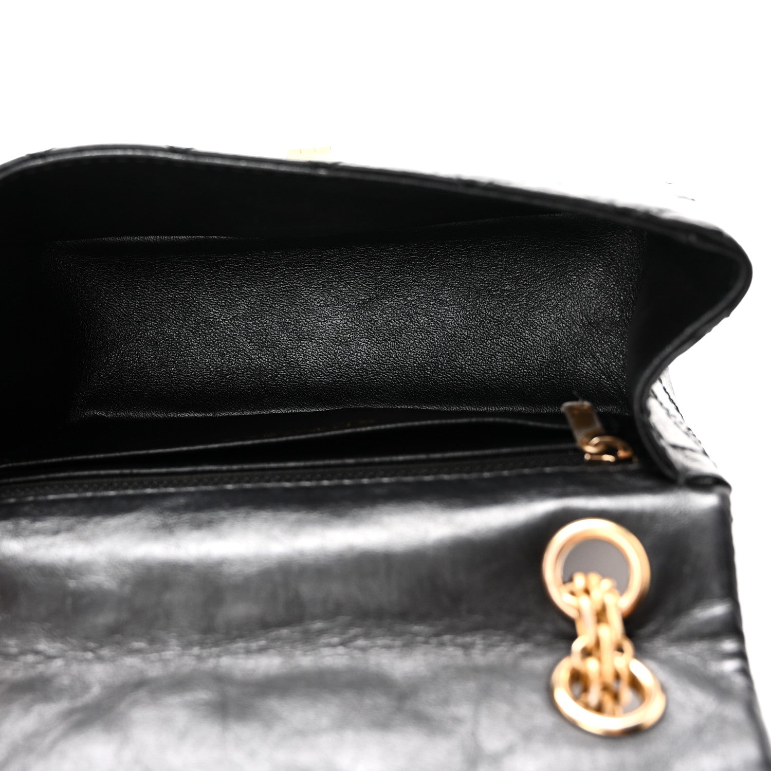 Aged Calfskin Quilted 2.55 Reissue Mini Flap Black — view 5