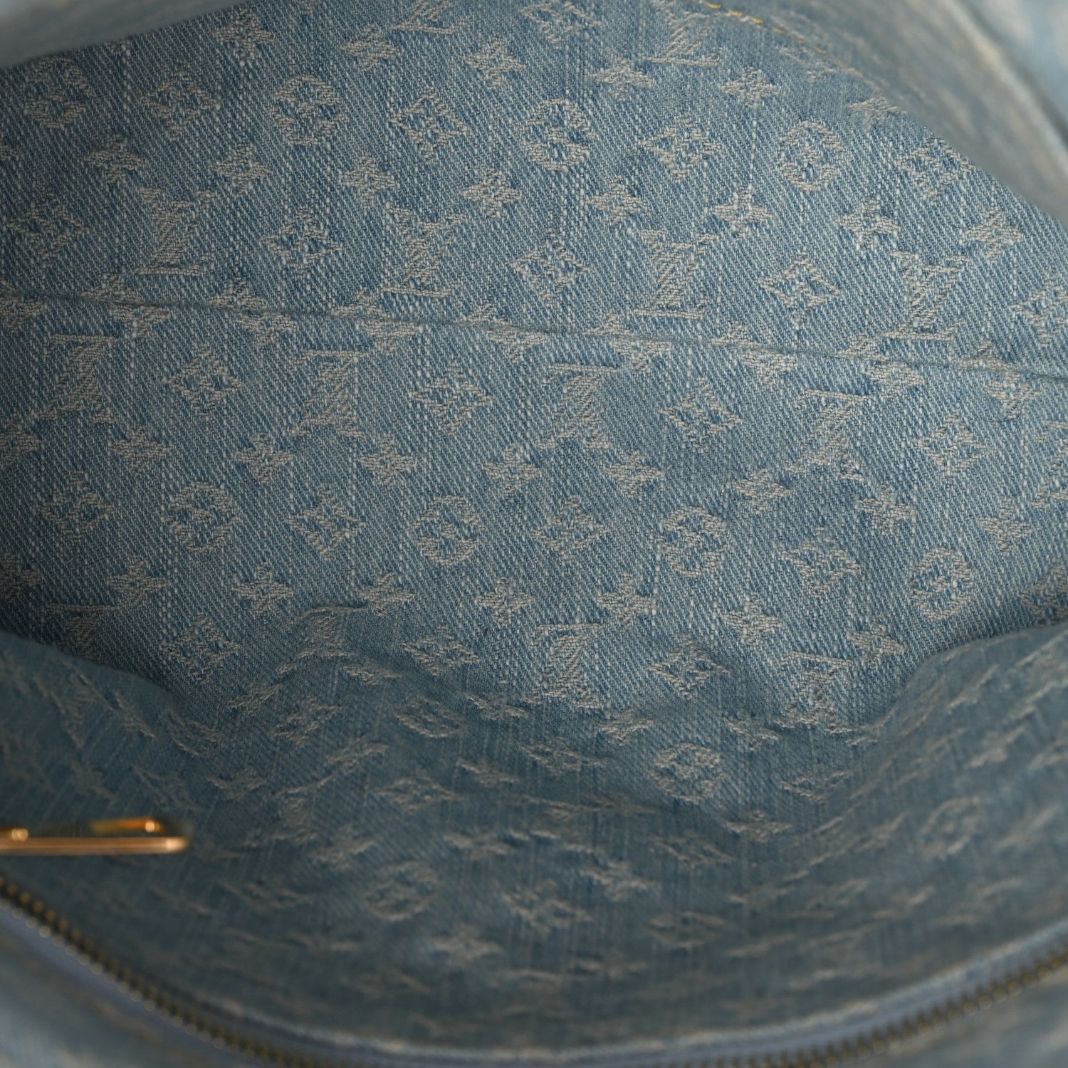 Monogram Denim CarryAll PM Sky Blue — view 5