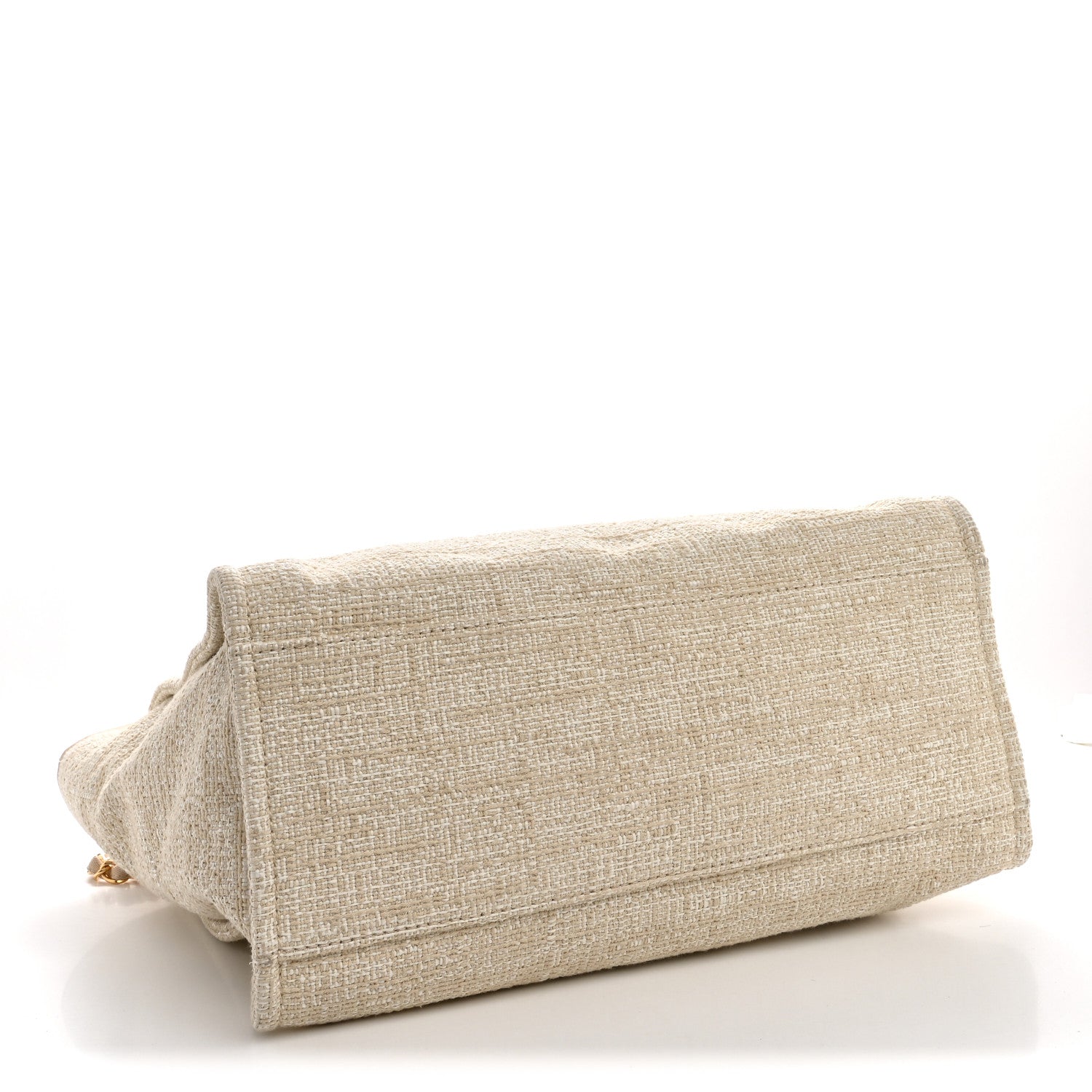 Canvas Medium Deauville Tote Light Beige — view 4