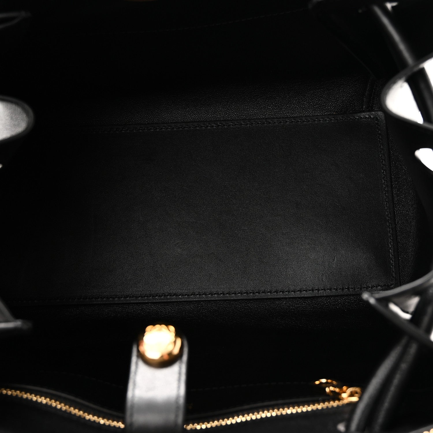 Supple Calfskin Small Madrid Bag Black — view 5