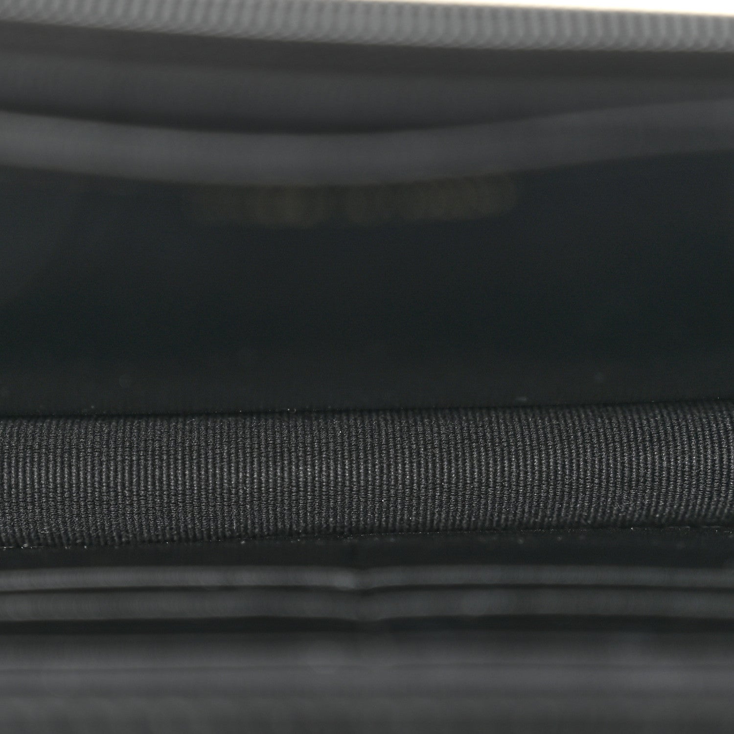 Lambskin Quilted Logo WOC Wallet On Chain Black — view 5