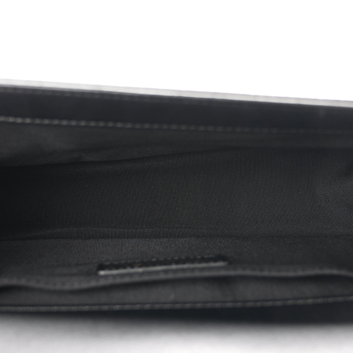 Calfskin Chevron Quilted Medium Boy Flap Black — view 4