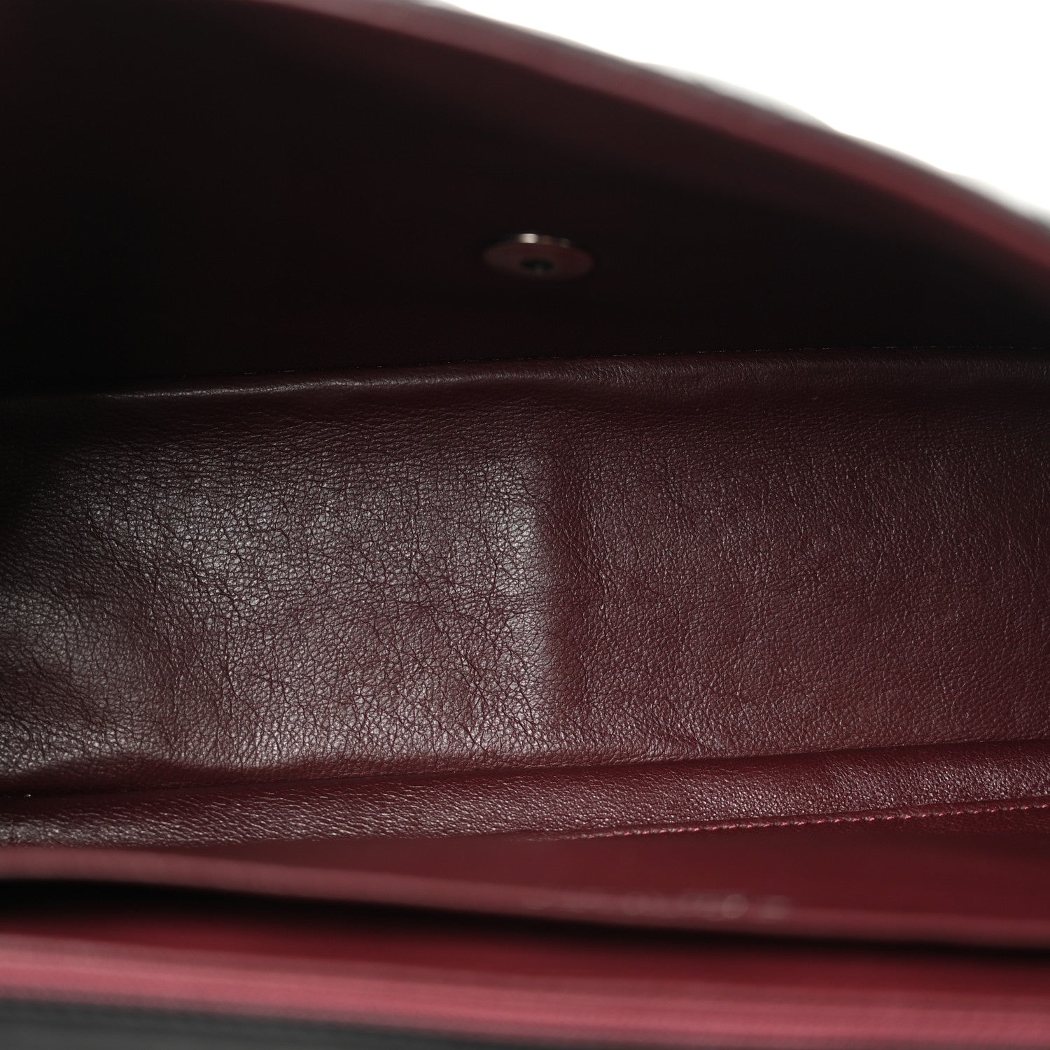 Lambskin Quilted Jumbo Single Flap Black — view 5