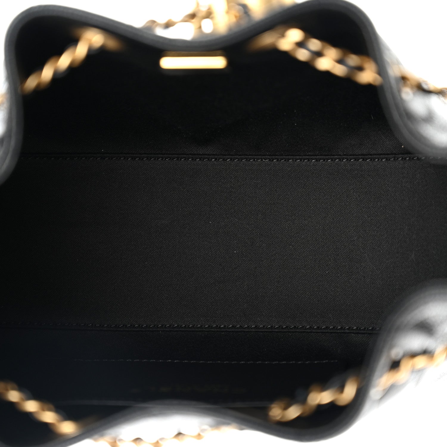 Caviar Quilted Mini Chanel 25 Handbag Black — view 5