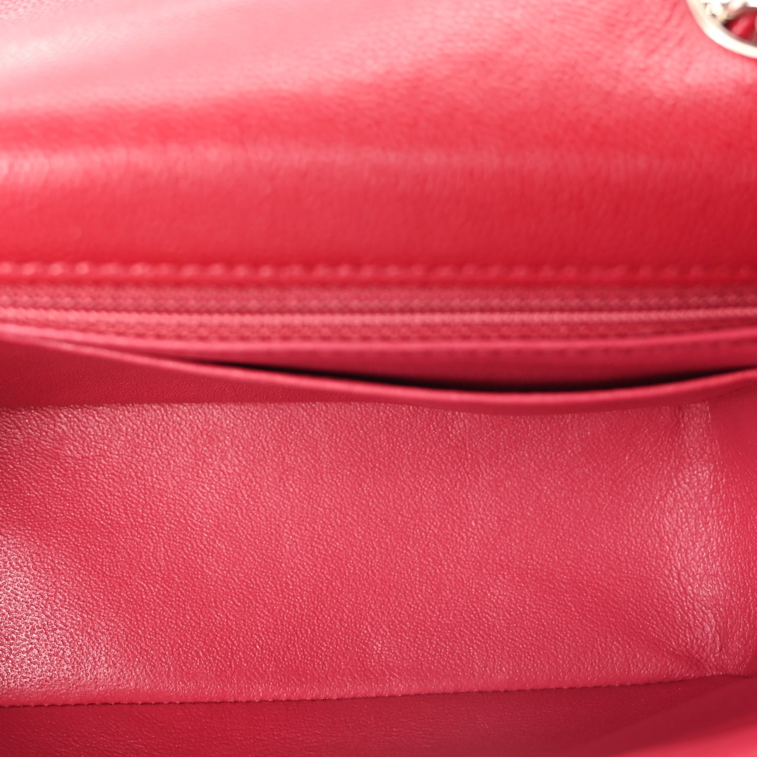 Caviar Quilted Mini Rectangular Flap  Pink — view 5