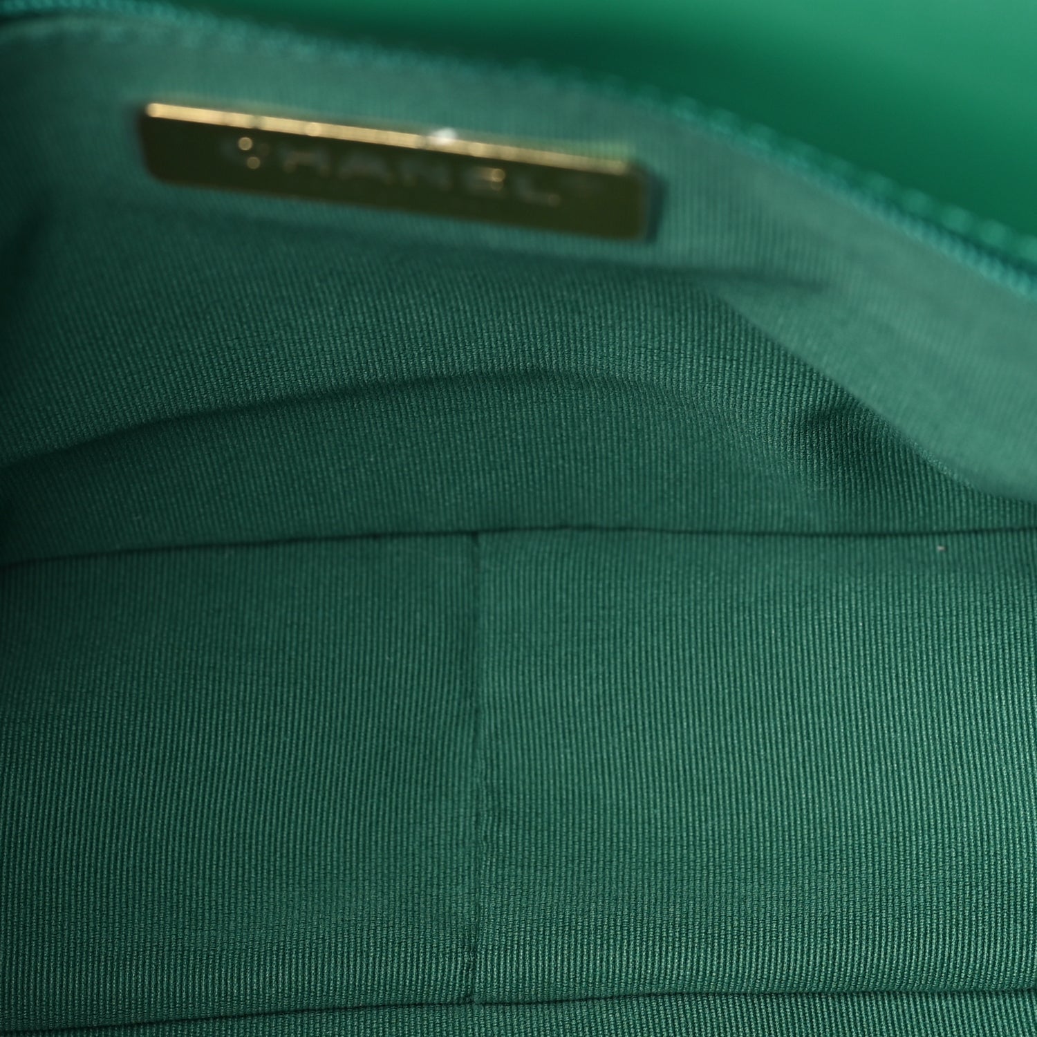 Lambskin Quilted Medium 19 Flap Green — view 4