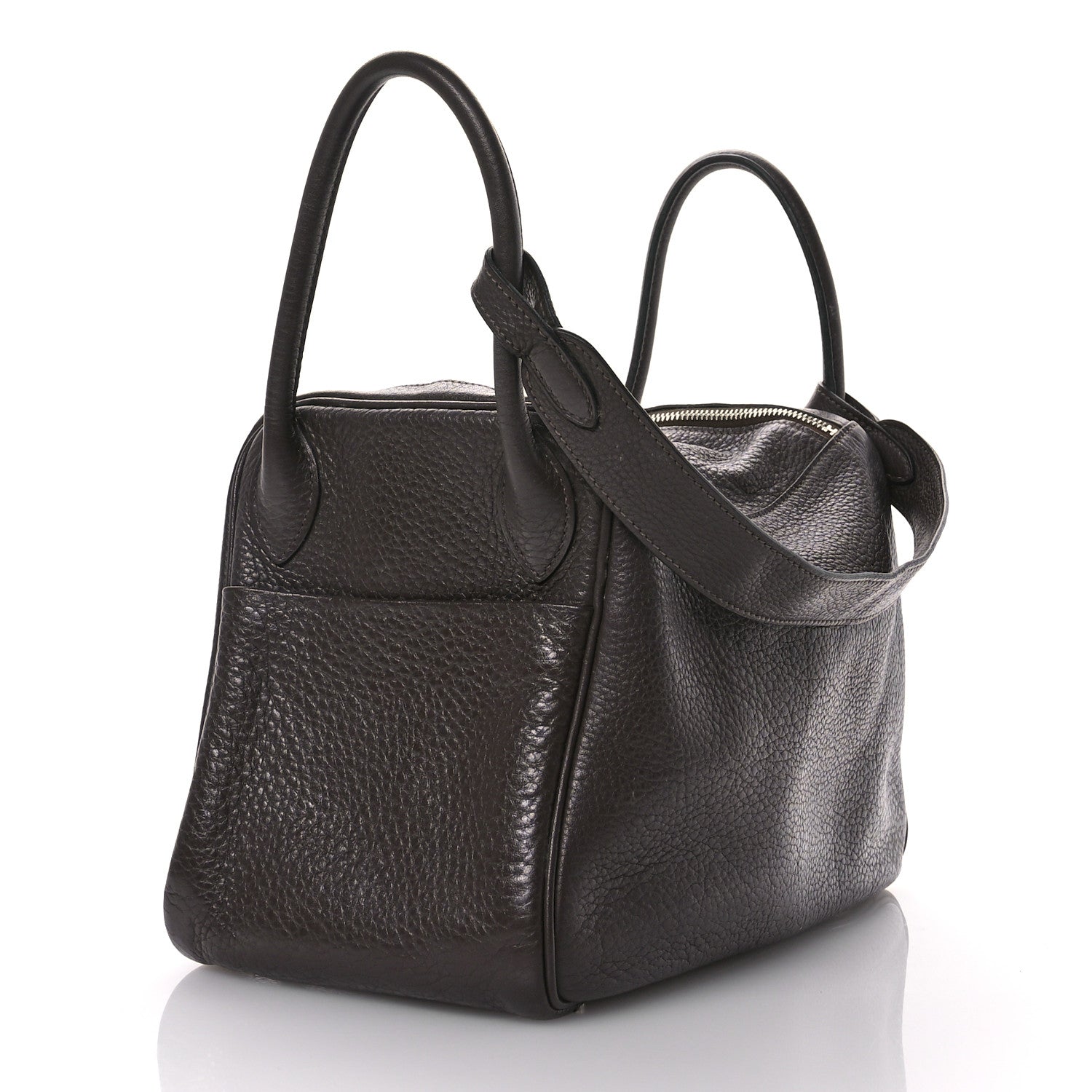 Taurillon Clemence Lindy 30 Chocolate — view 3