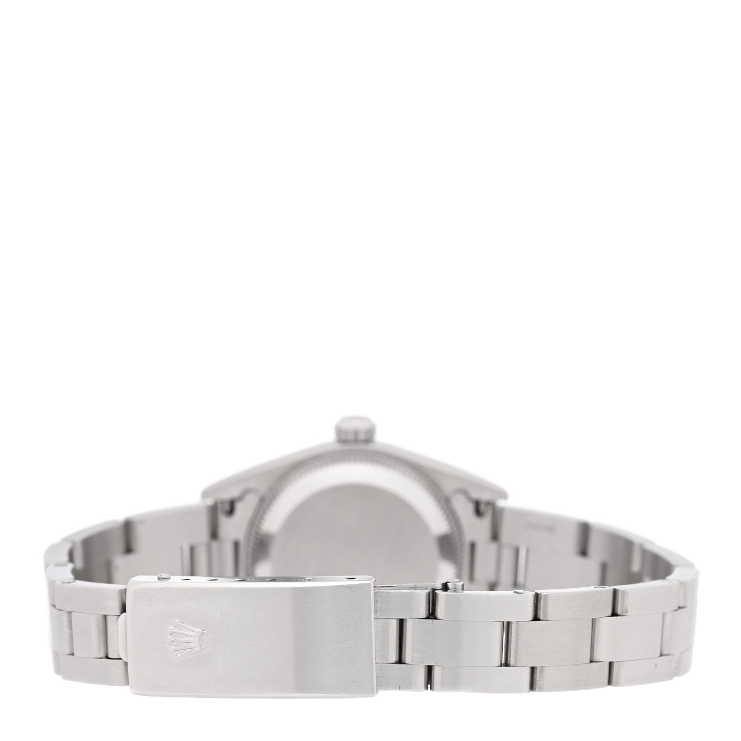 Stainless Steel 24mm Oyster Perpetual Datejust Watch Pink 76080 — view 3