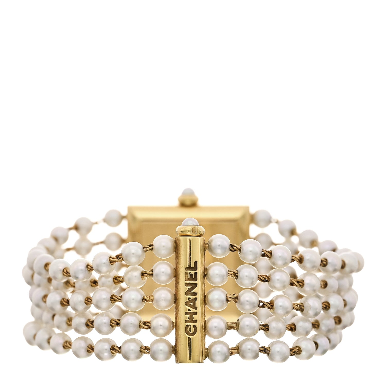 18K Yellow Gold Pearl 23mm Mademoiselle Quartz Watch — view 3