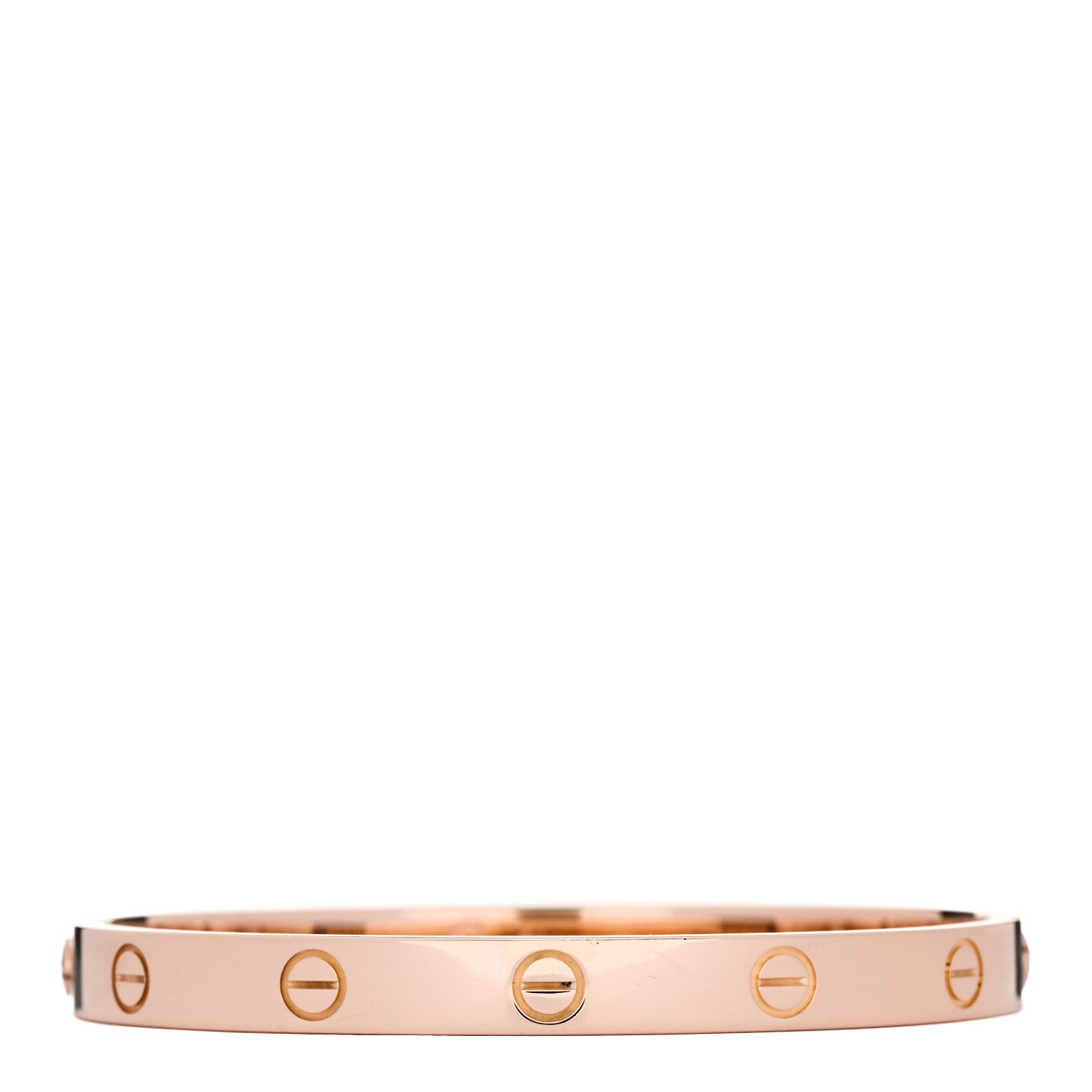 18K Pink Gold LOVE Bracelet 17