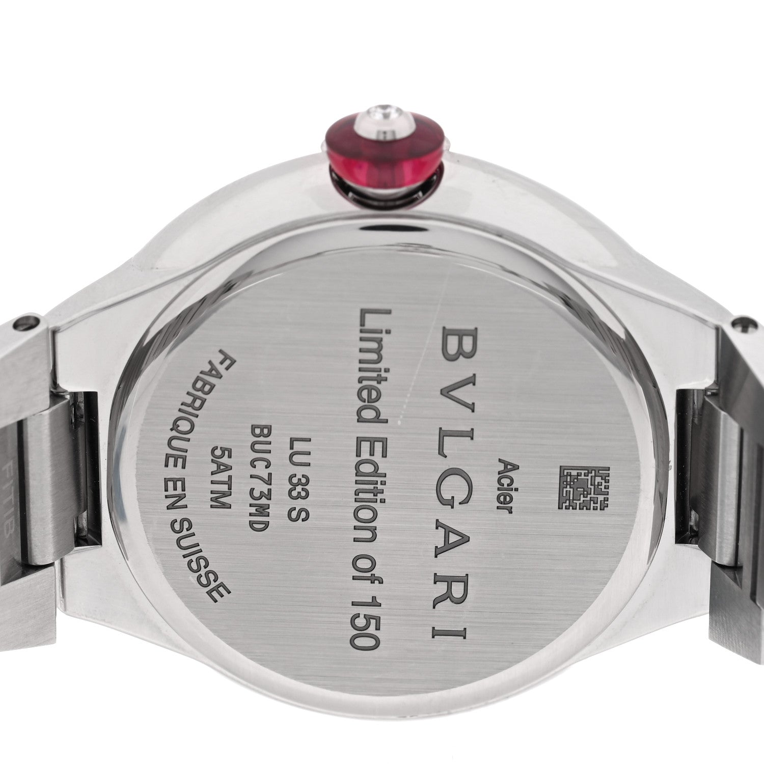 Stainless Steel Diamond 33mm Blue Aventurine Lucea Automatic Watch — view 4