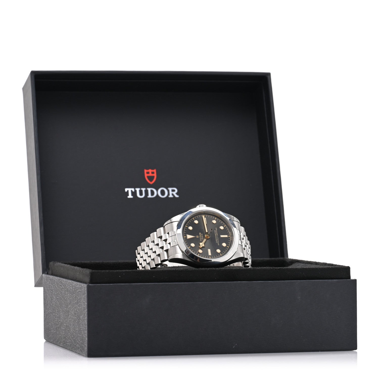 Stainless Steel 39mm Black Bay Automatic Watch Anthracite 79660 — view 5