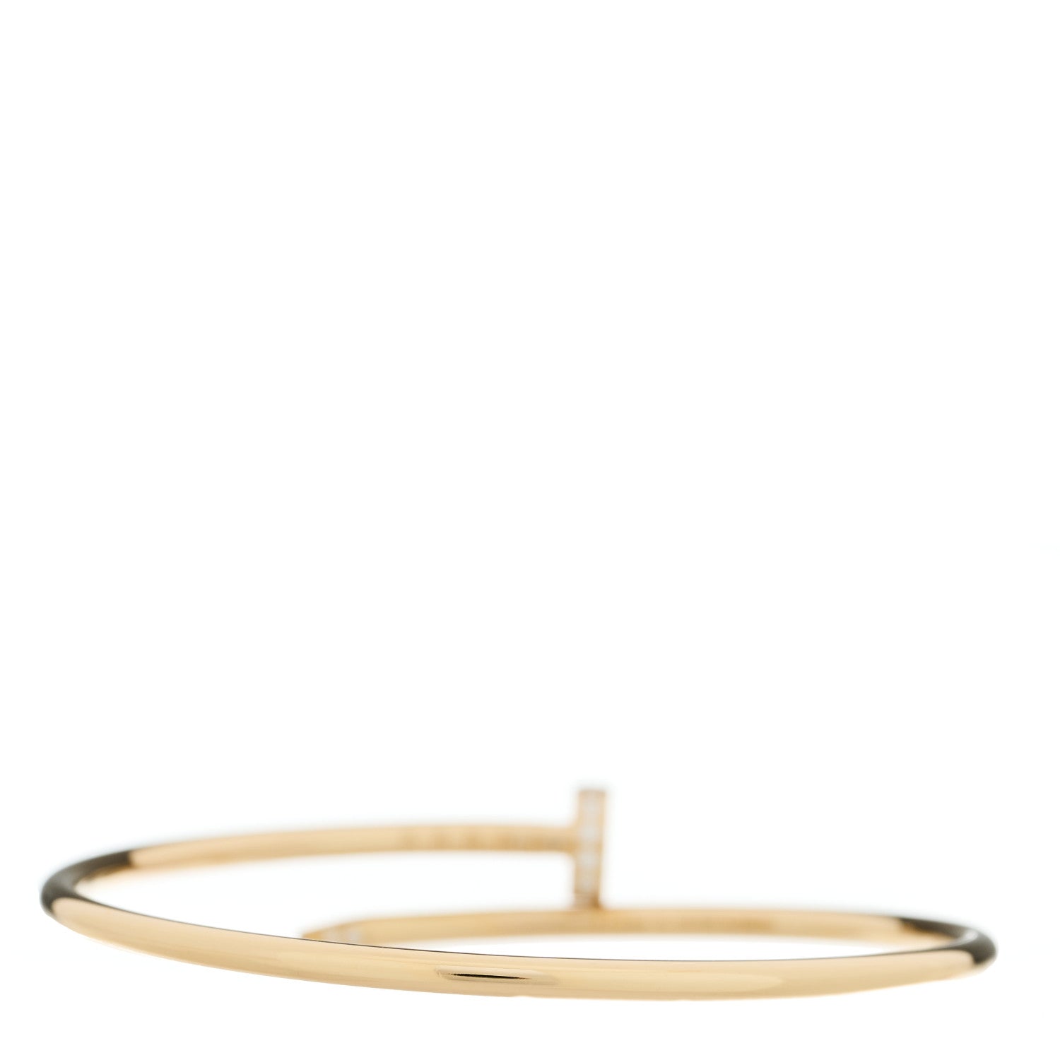 18K Yellow Gold Diamond Small Juste Un Clou Bracelet 15 — view 2