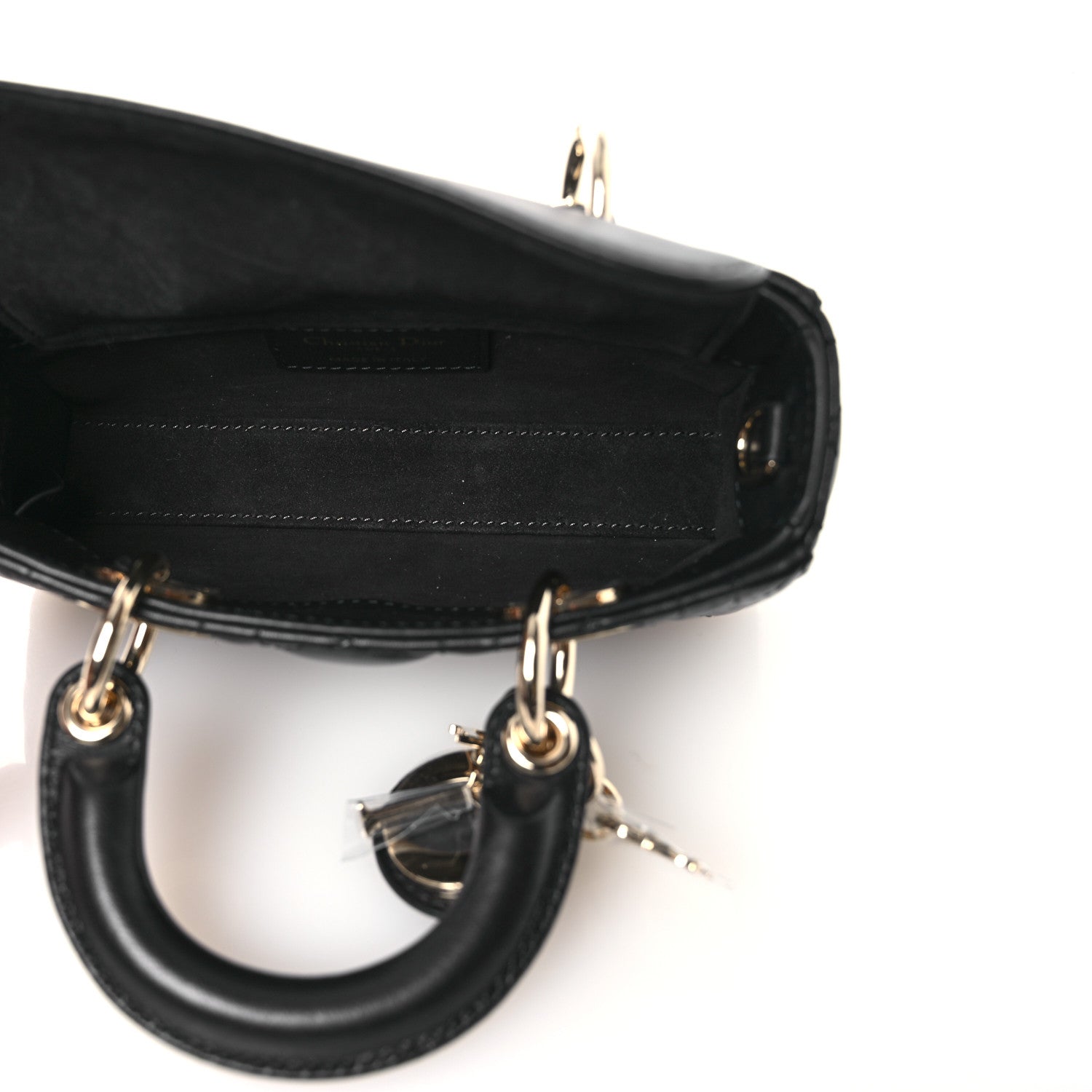 Lambskin Cannage Micro Lady D-Joy Black — view 5