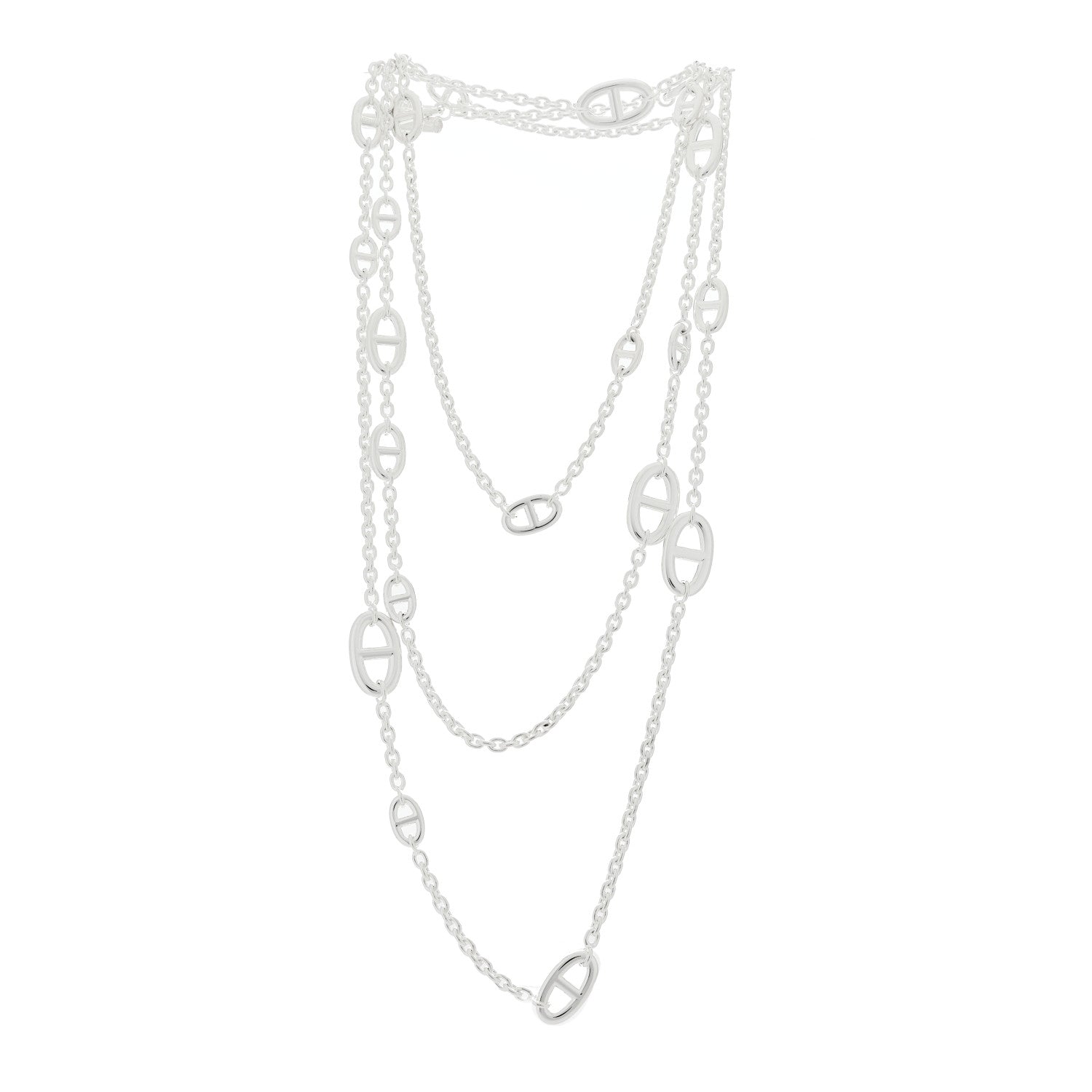 Sterling Silver Farandole Necklace 160 — view 3