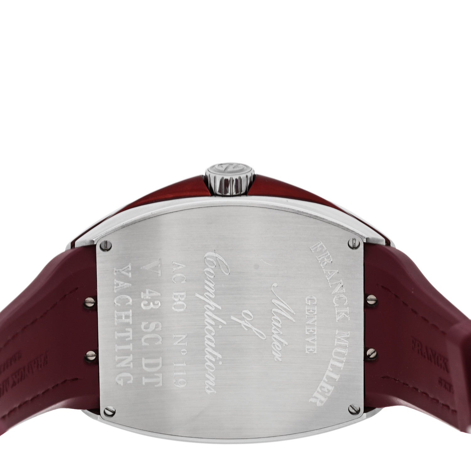 Stainless Steel Alligator 43mm Vanguard Yachting Automatic Watch Burgundy V43SCDT — view 4