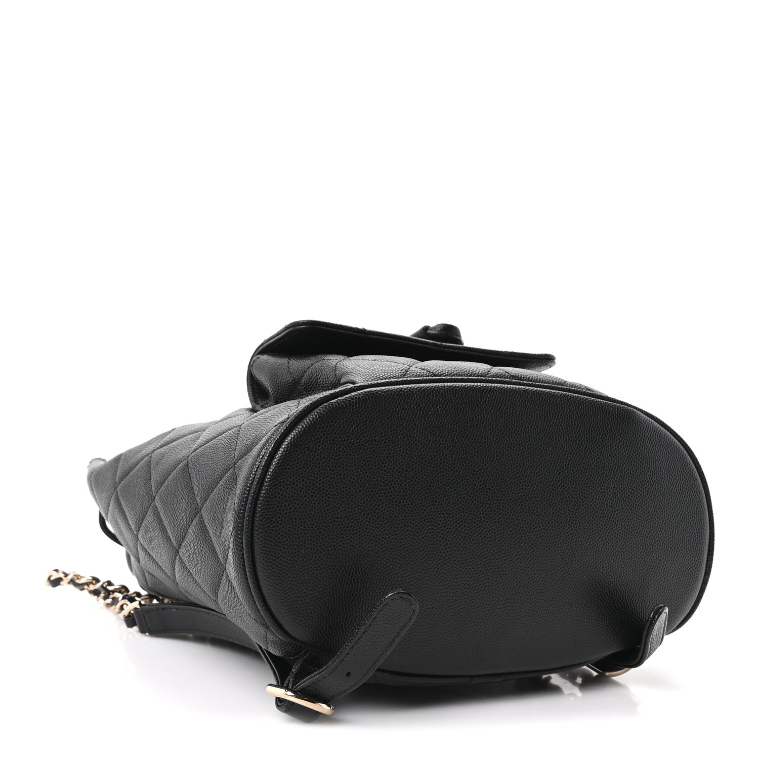 Caviar Quilted Backpack Bag Black — view 4