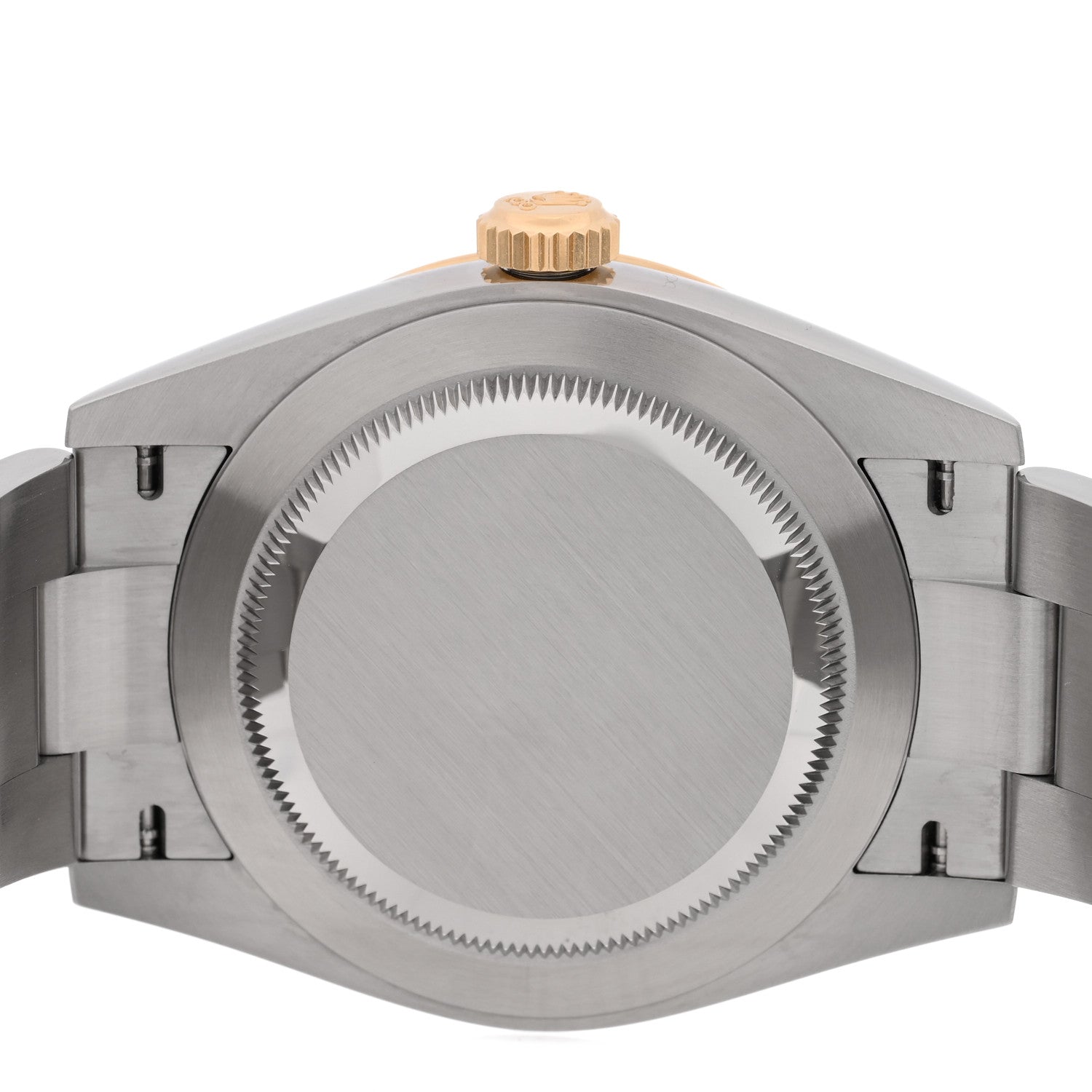Stainless Steel 18K Yellow Gold 41mm Oyster Perpetual 100th Anniversary Watch Slate 134303 — view 4