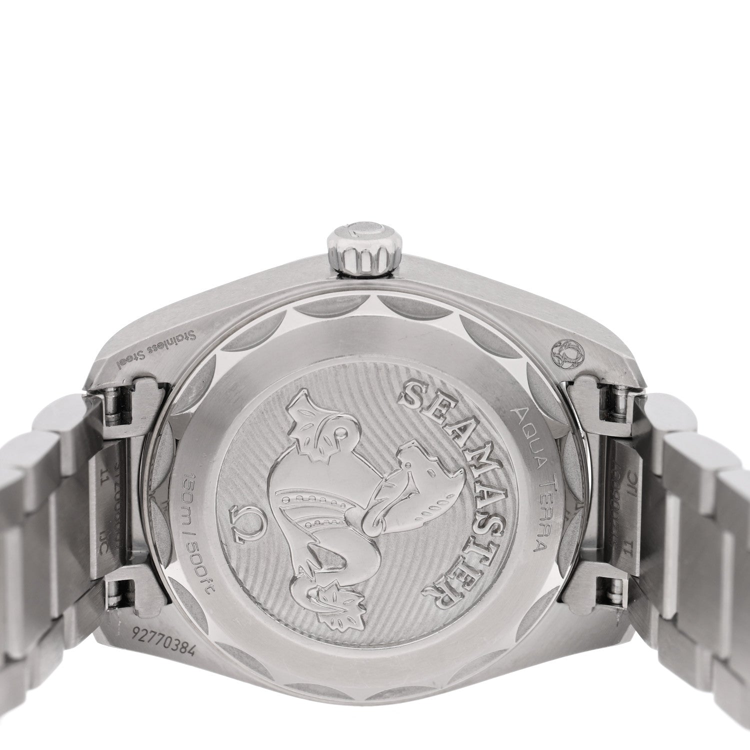 Stainless Steel Diamond Mother of Pearl 28mm Seamaster Aqua Terra Quartz Watch 220.10.28.60.55.001 — view 4