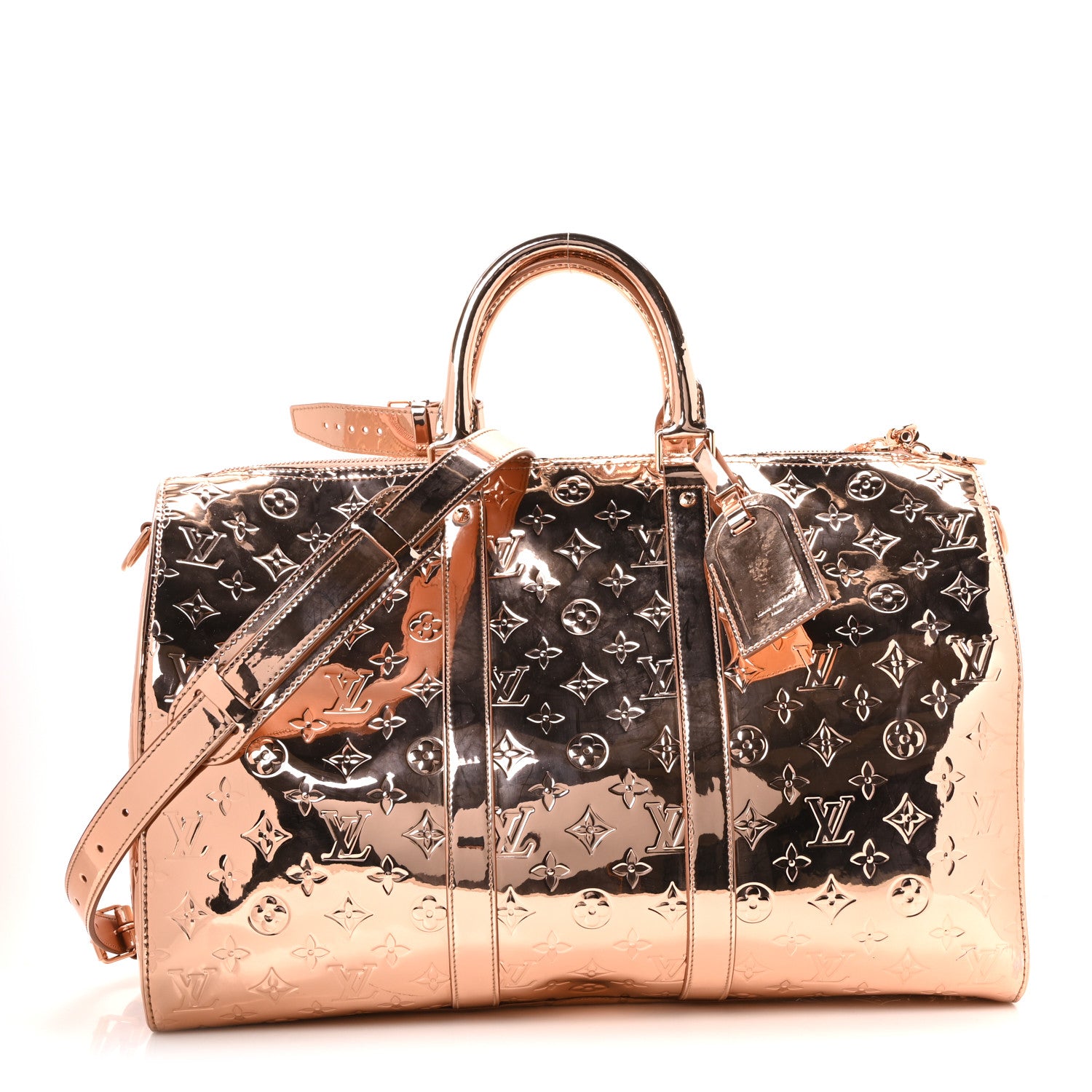 Monogram Mirror Keepall Bandouliere 45 Copper