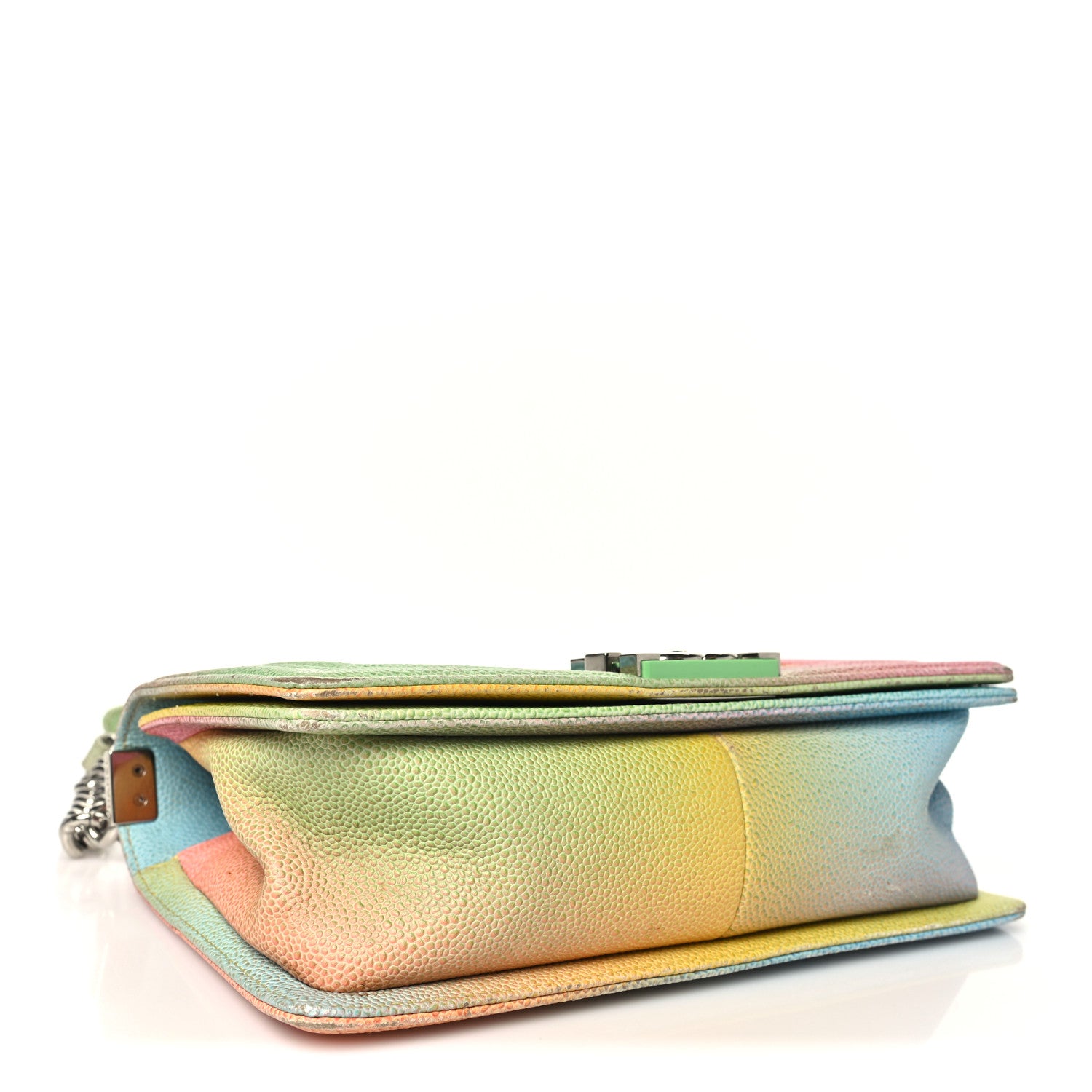 Caviar Quilted Medium Cuba Rainbow Boy Flap Multicolor Rainbow Boy Flap Multicolor — view 4