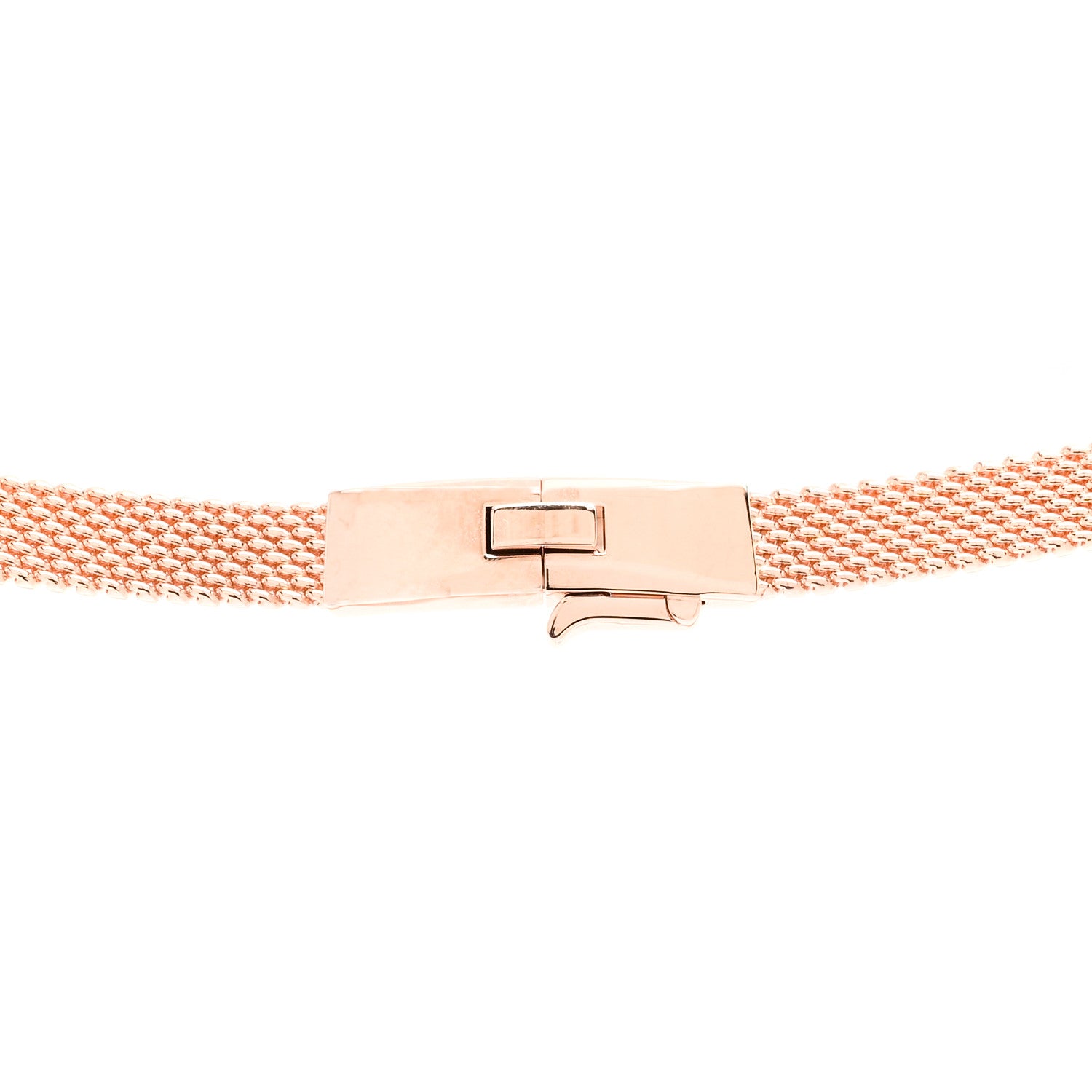18K Rose Gold Diamond Kelly Gavroche Necklace XS — view 4