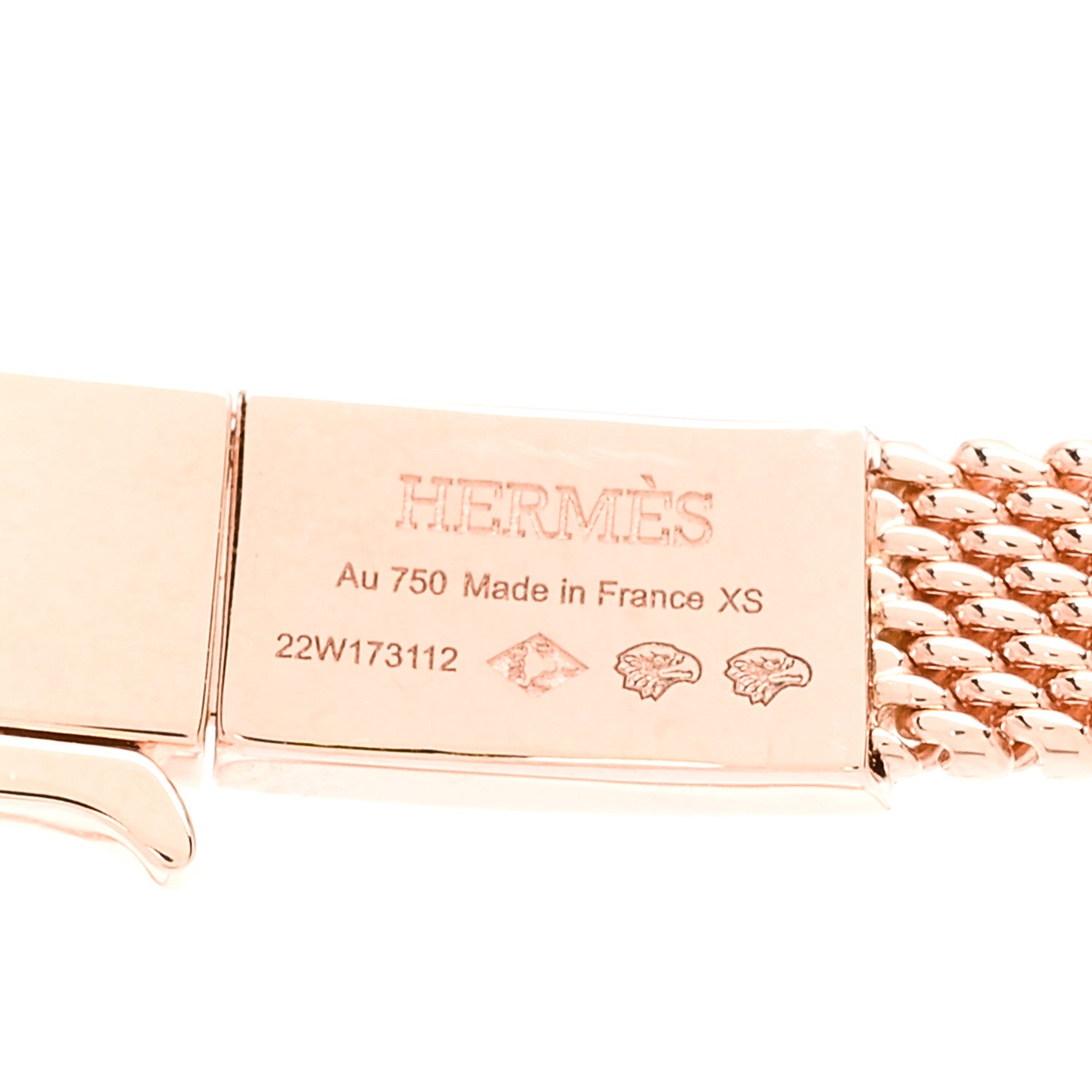 18K Rose Gold Diamond Kelly Gavroche Necklace XS — view 5