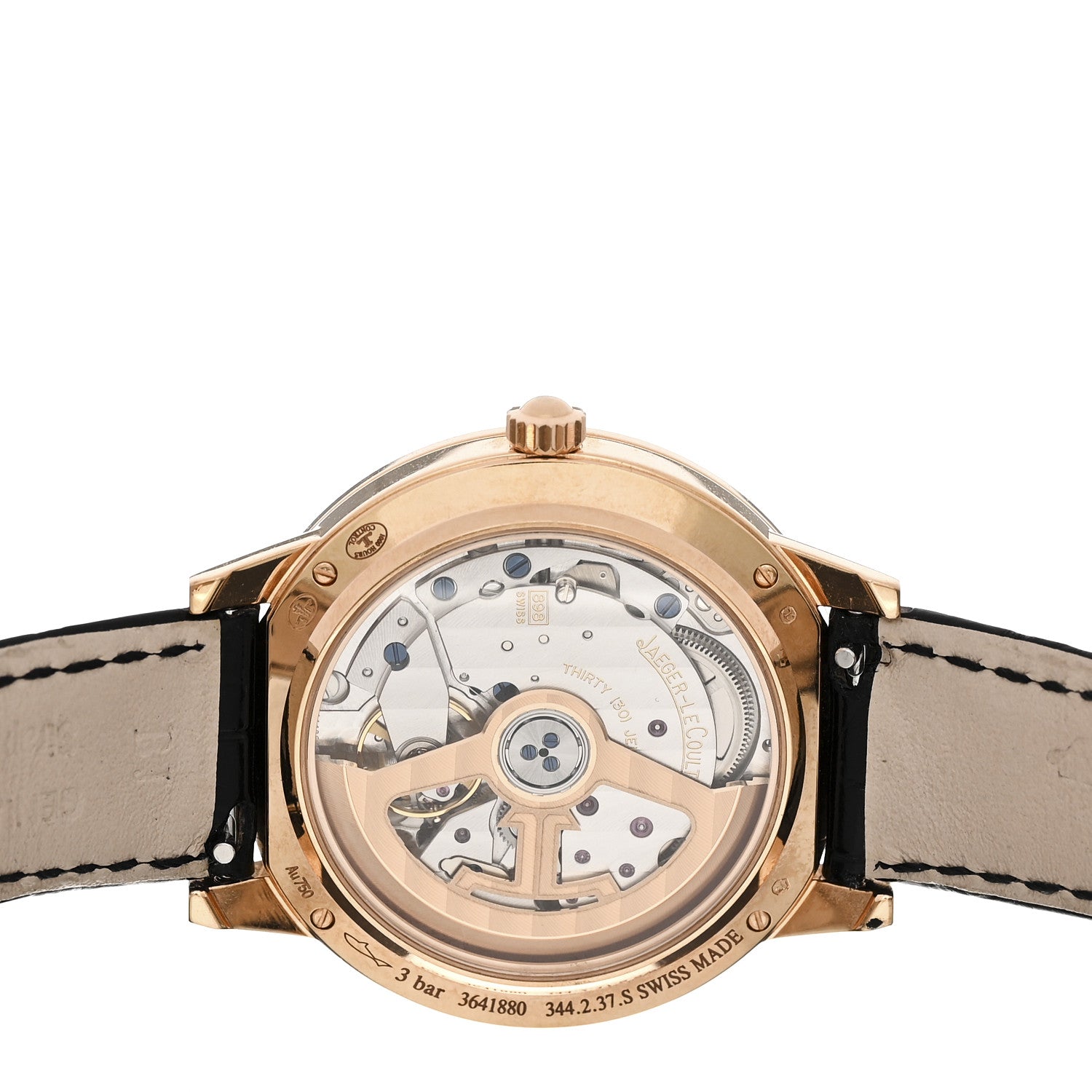18K Rose Gold Alligator Diamond Bezel 34mm Rendez-Vous Automatic Watch Silver Q3442440 — view 4