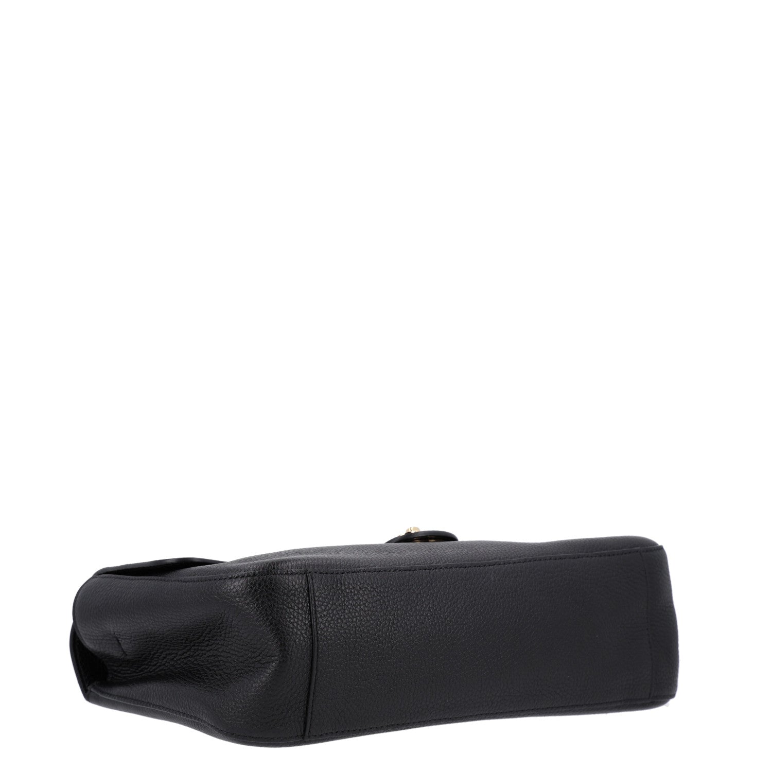 Grained Calfskin Small Souplissimo Maxi Flap Black — view 4