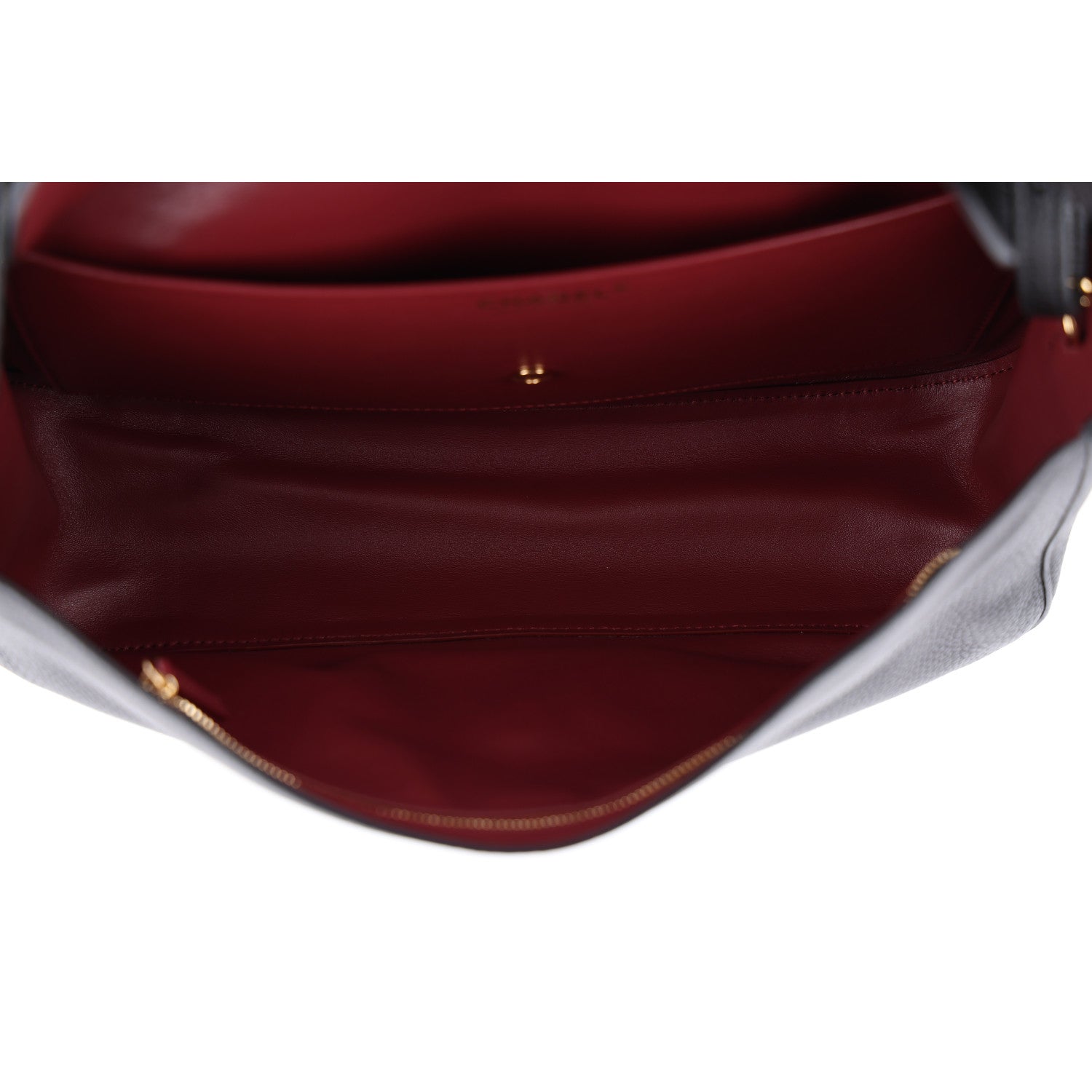 Grained Calfskin Small Souplissimo Maxi Flap Black — view 5